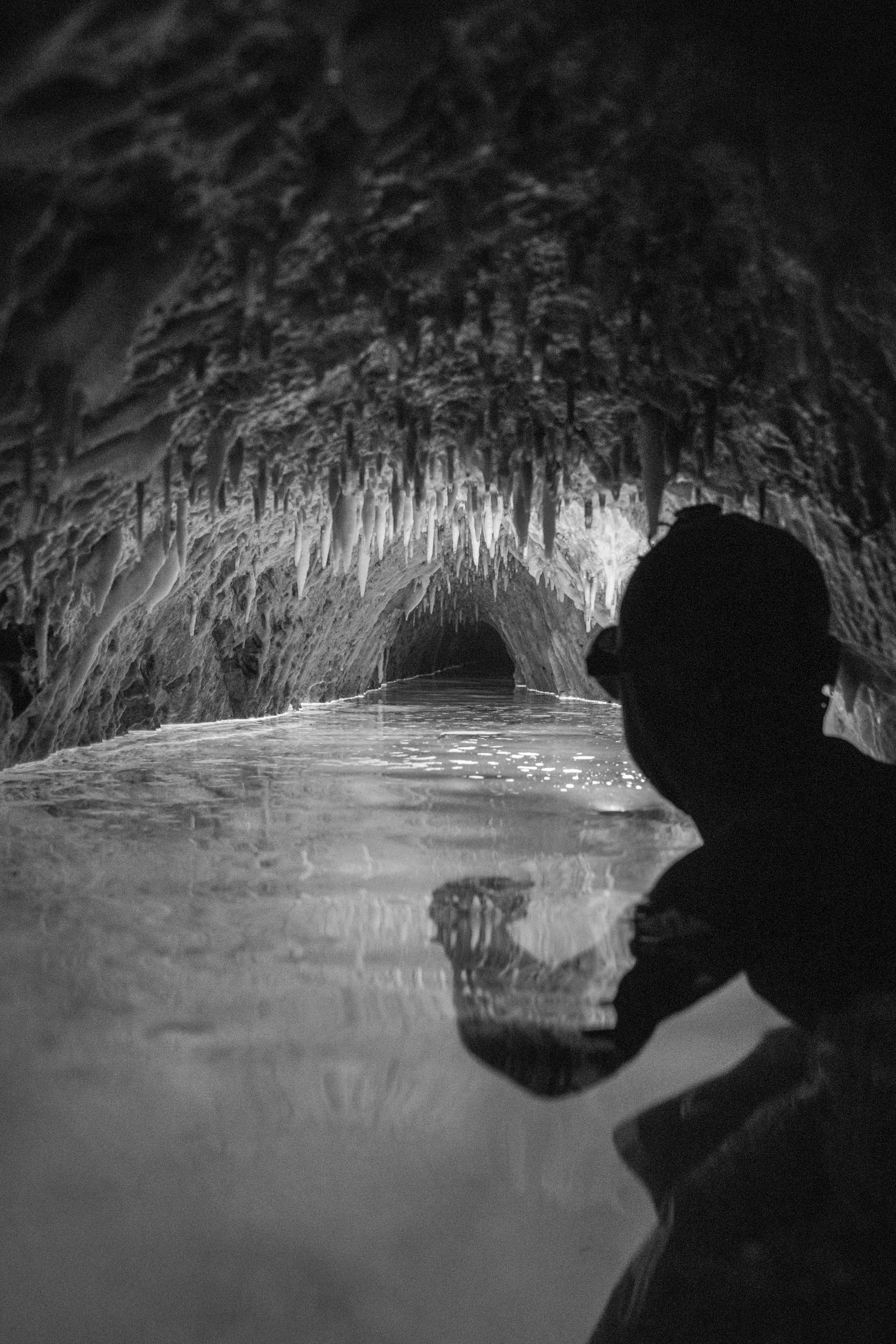 Galerie concrétionnée.