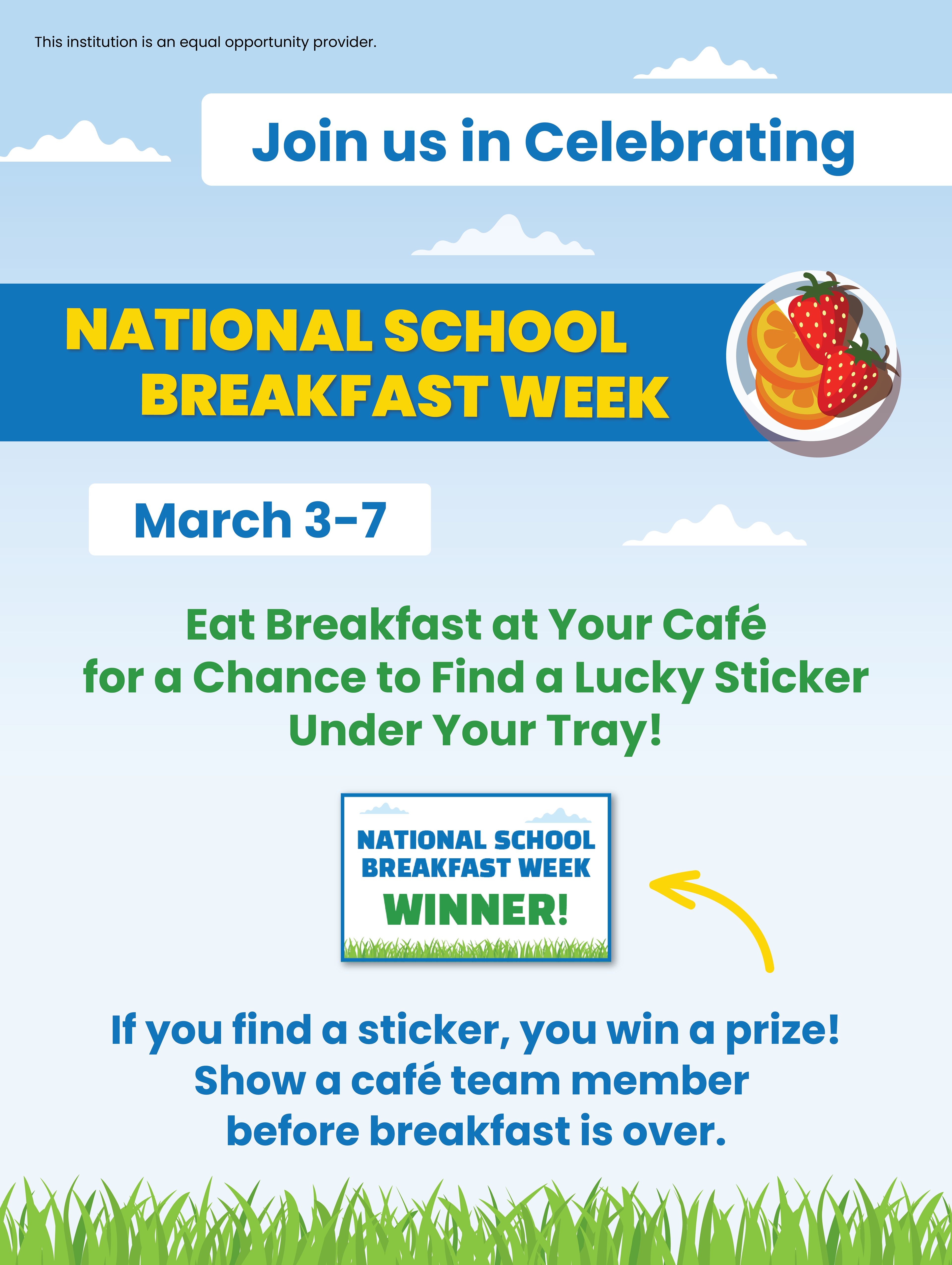 National School Breakfast Week Poster