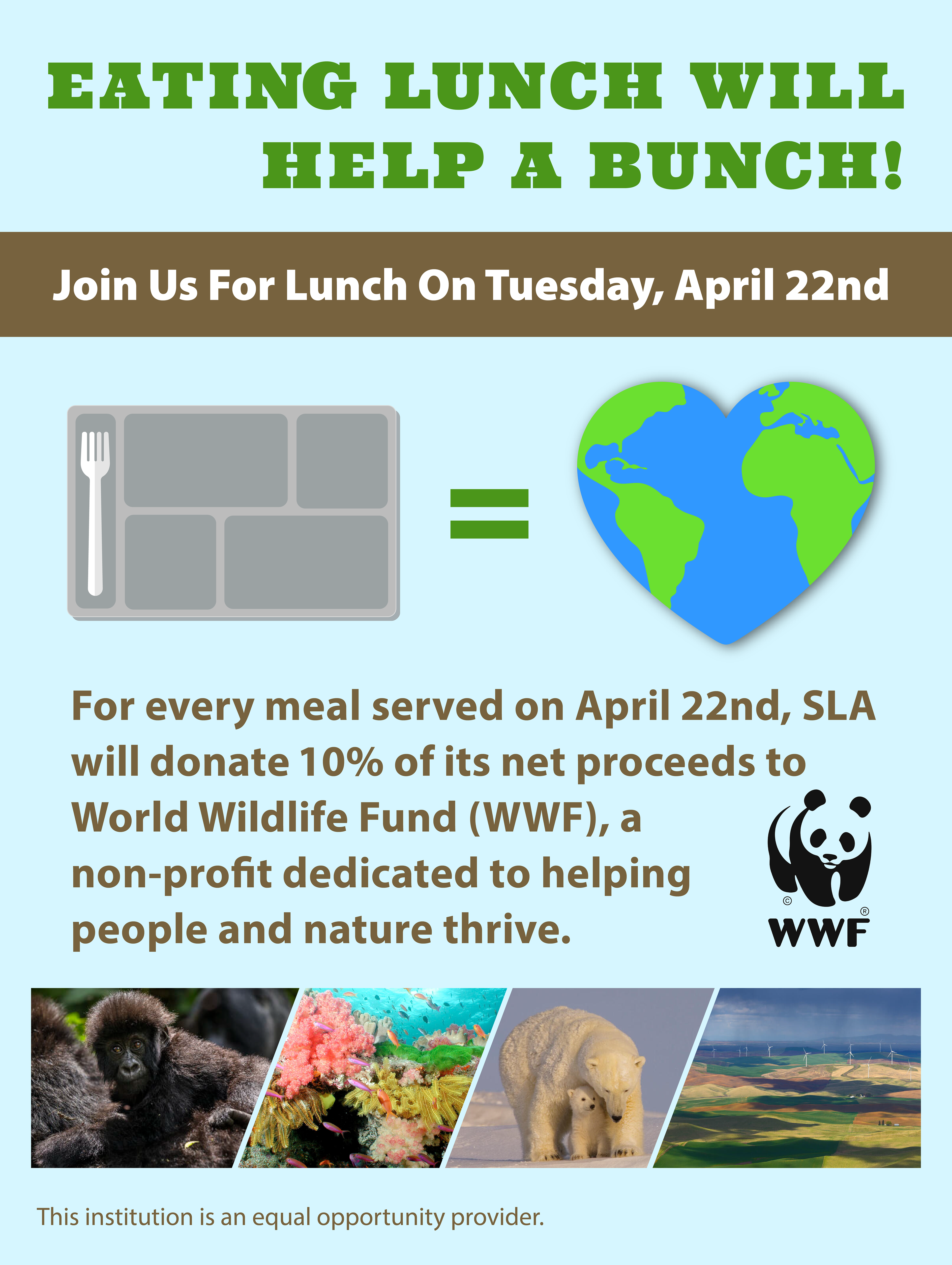 Earth Day Donation Poster
