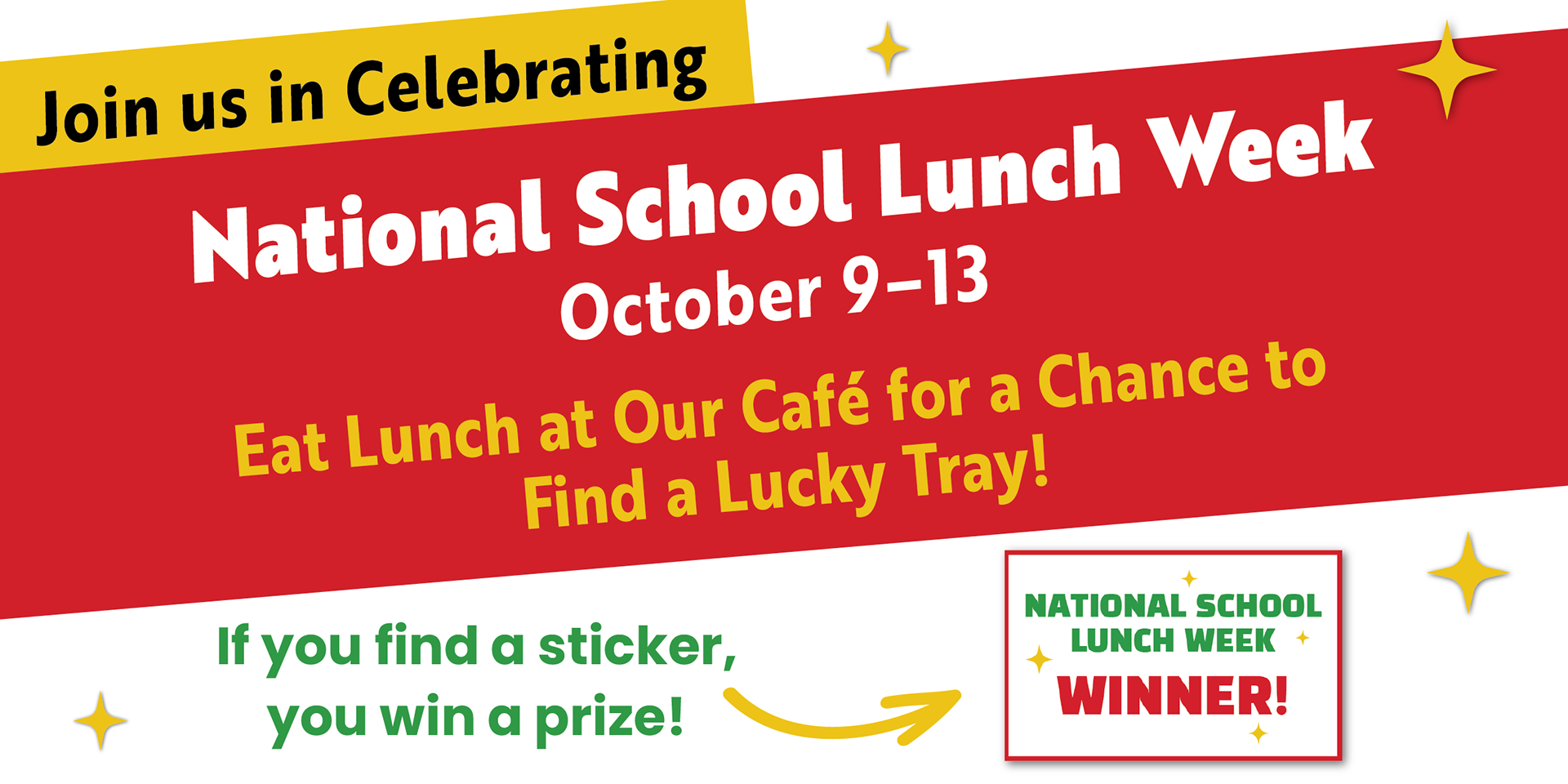 National School Lunch Week Homepage Slider (Nutrislice Platform)