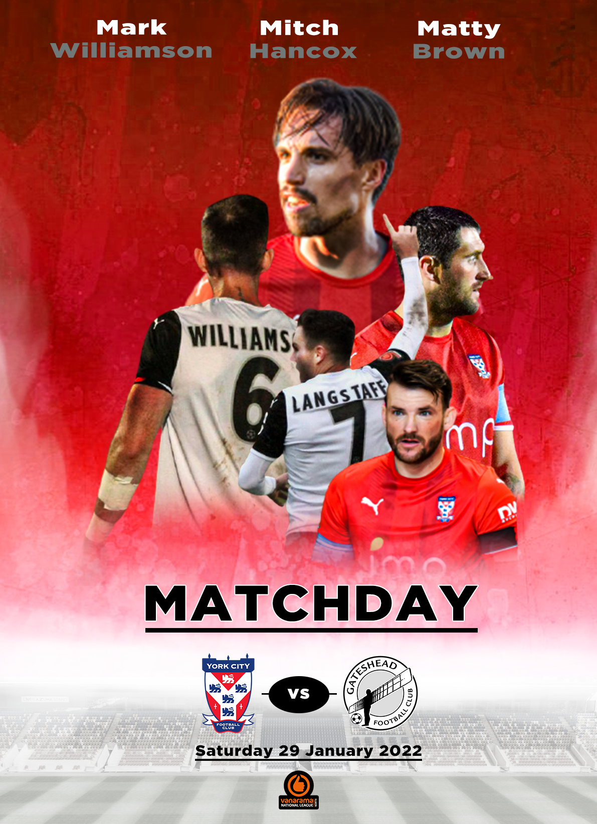 Matchday graphic