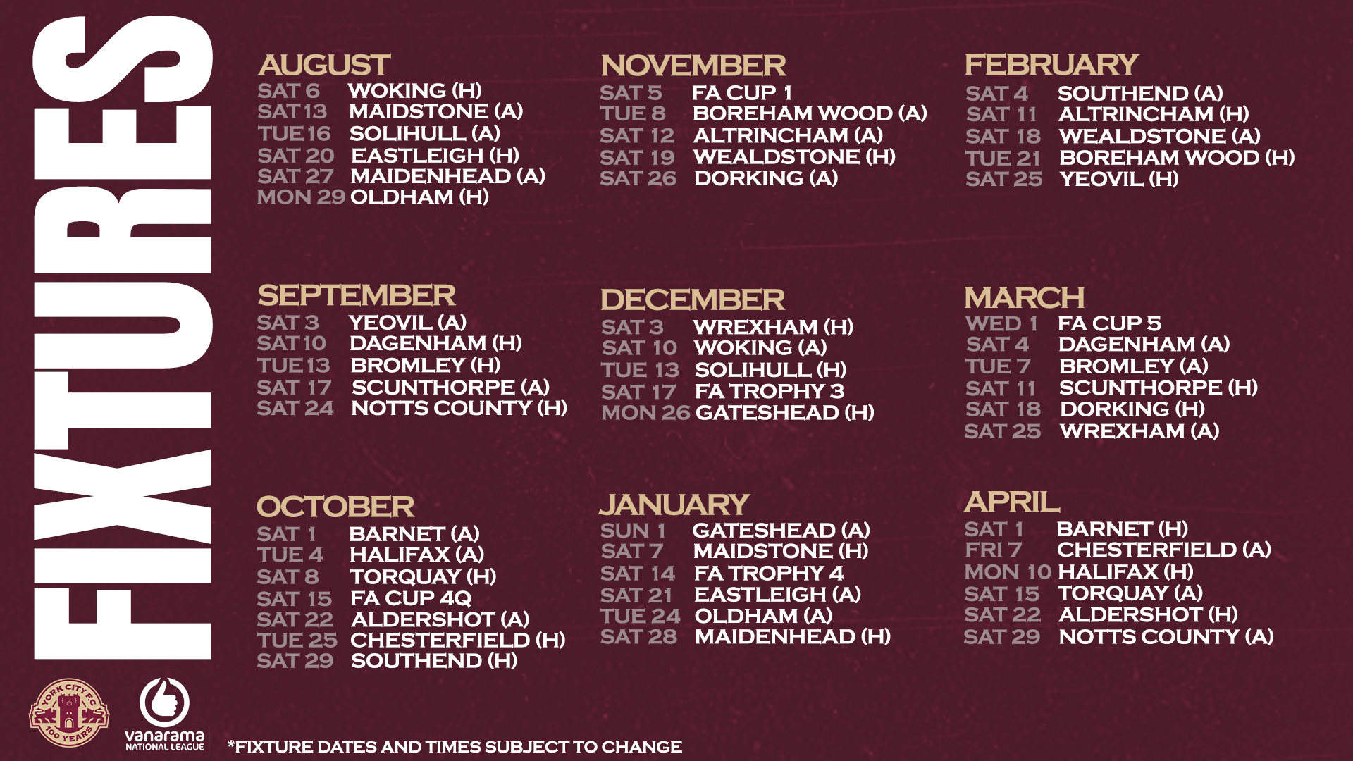 Fixture Graphic 2022/23