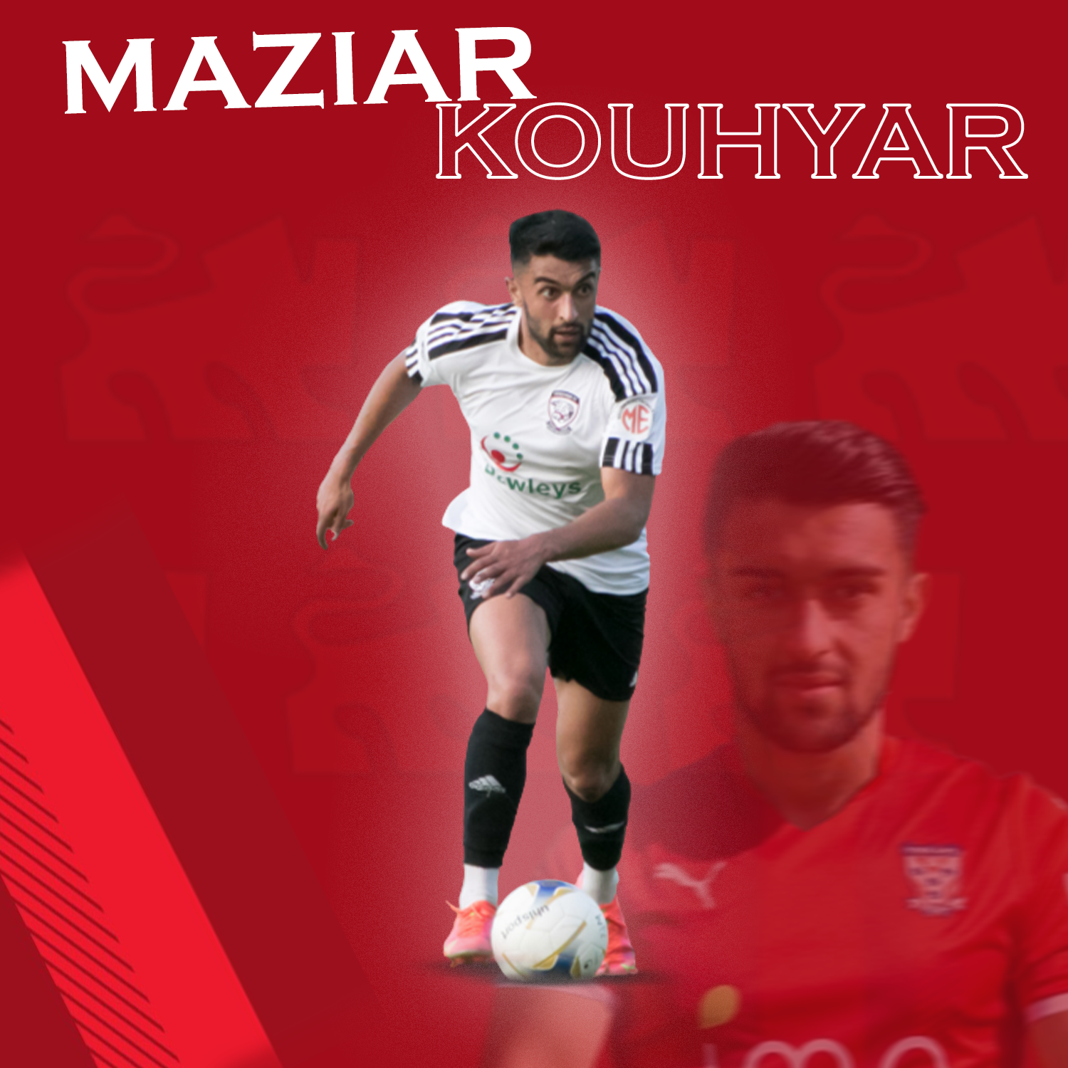New signing graphic + kit swap