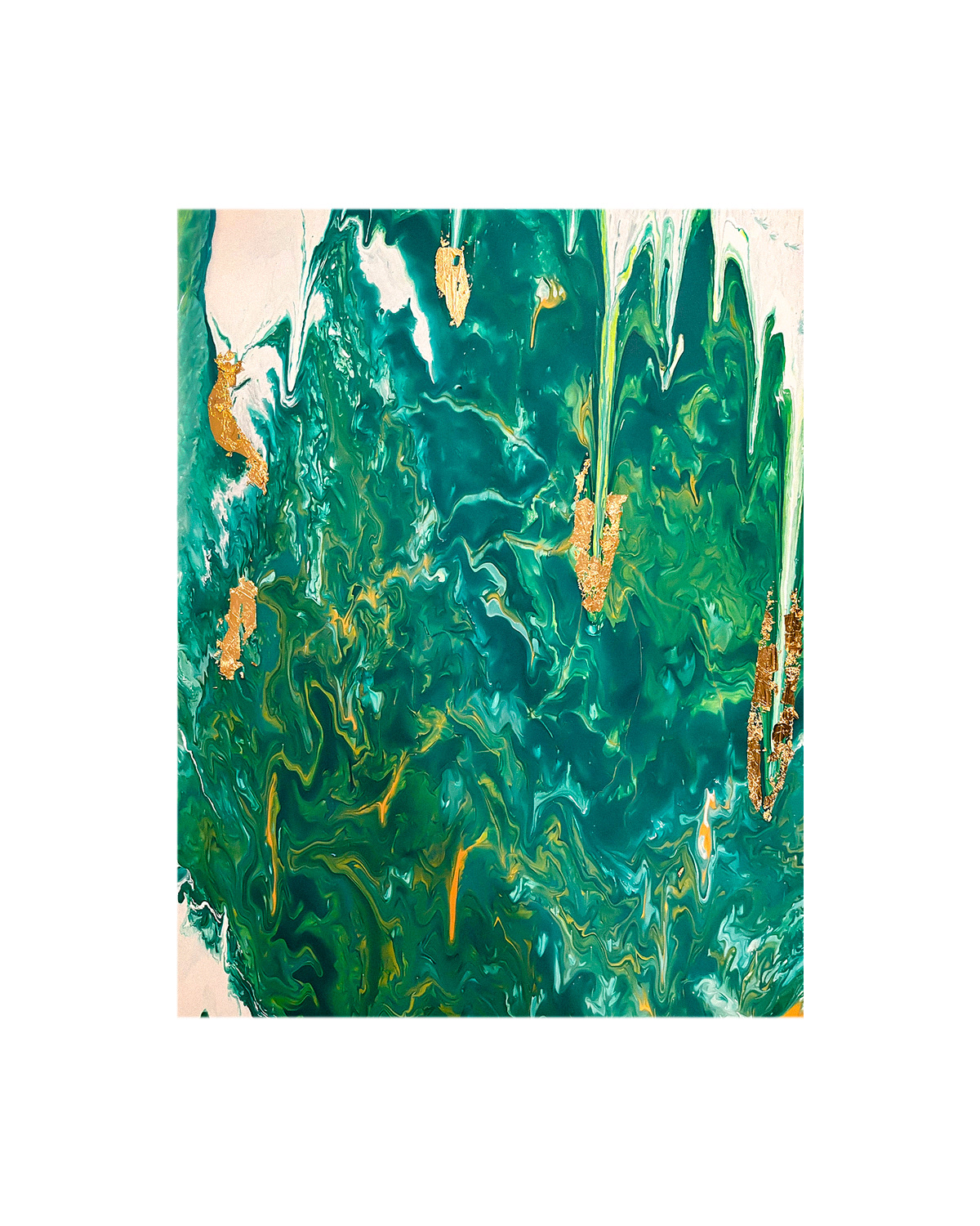 Emerald Gate / Smaragdni Prehod, Dim. 70 x 50 (cm), SOLD / PRODANO