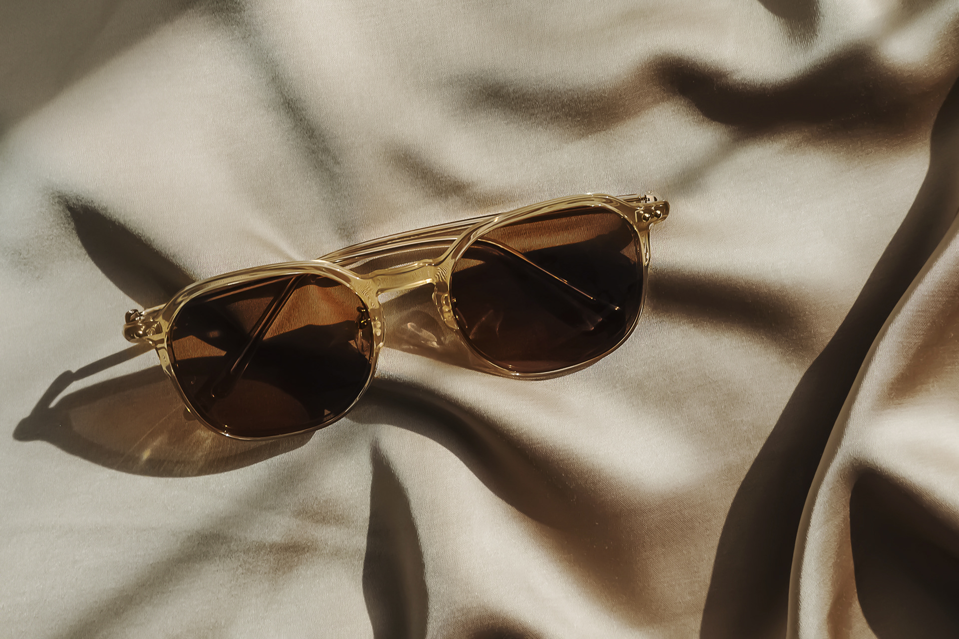 Products -Sunglasses on satin