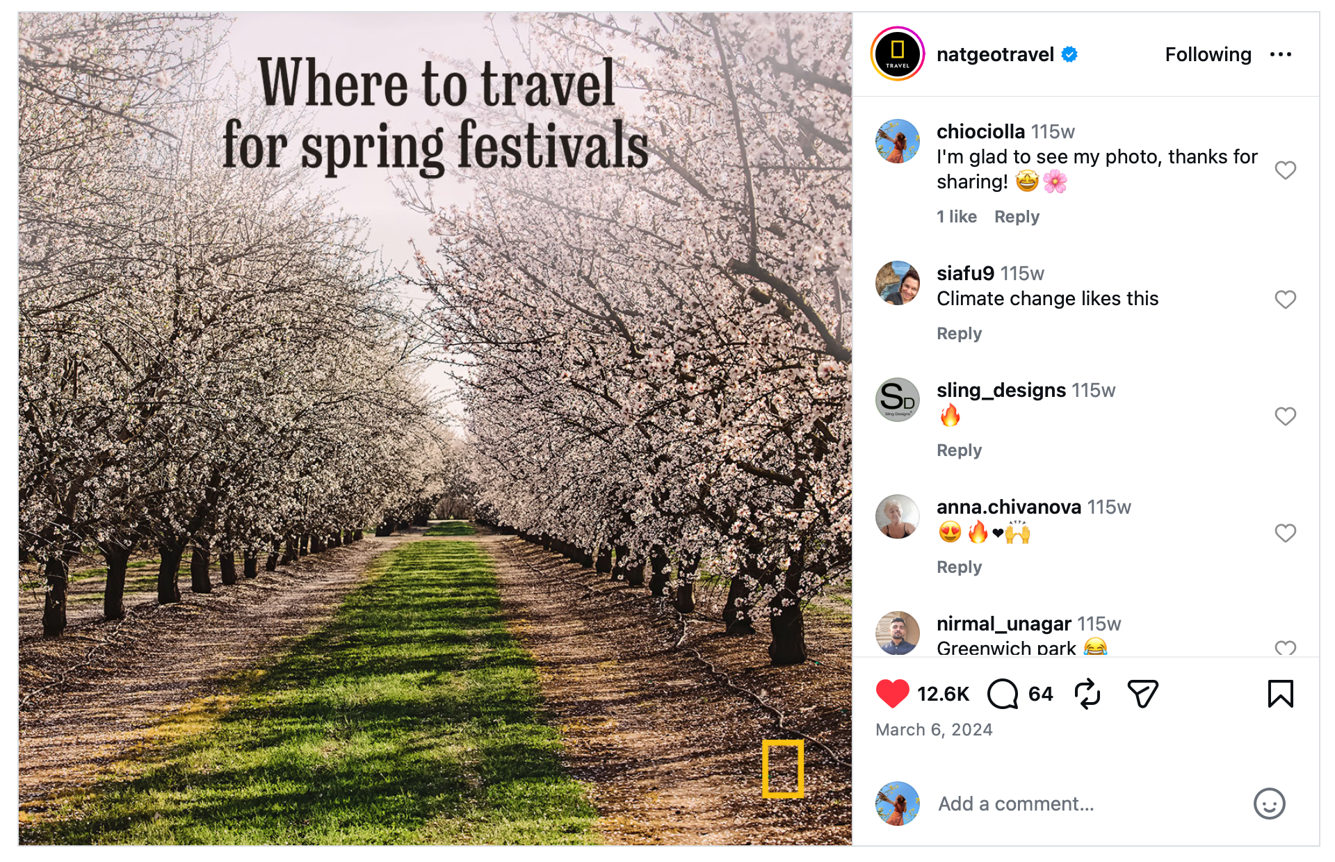 Nat Geo Instagram feature