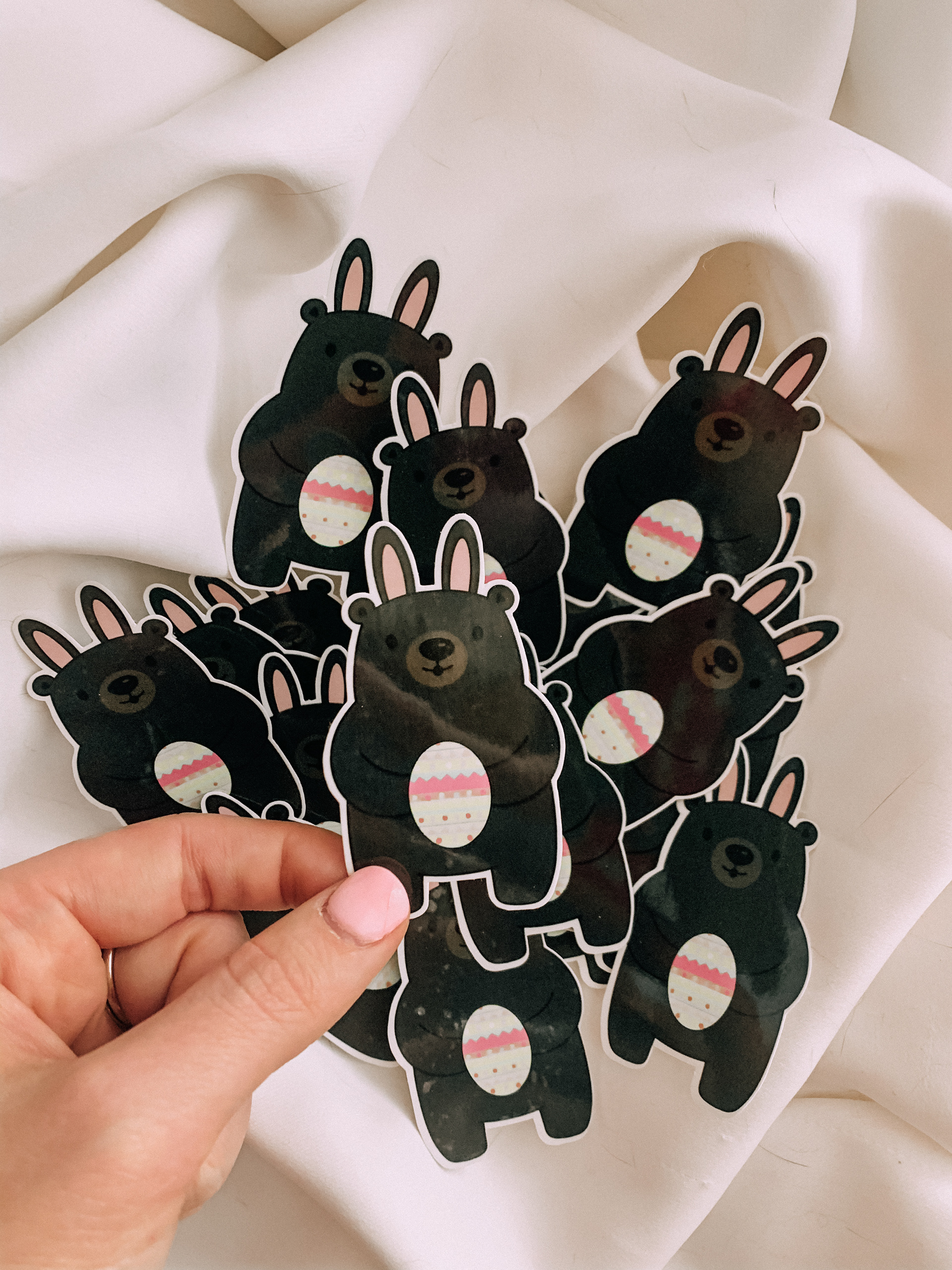 Easter Stickers for Black Bear Bakery