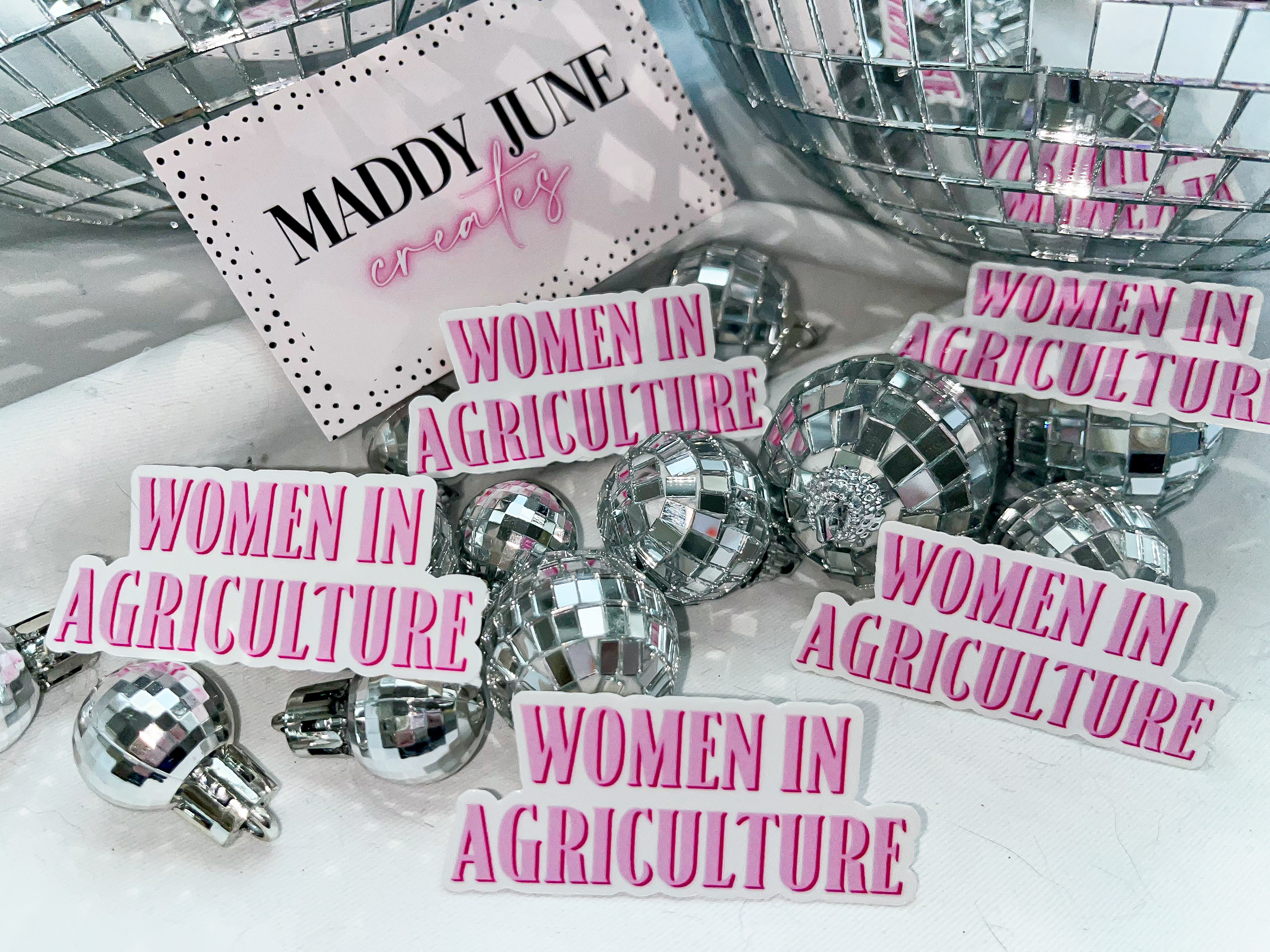Women in Agriculture Sticker
