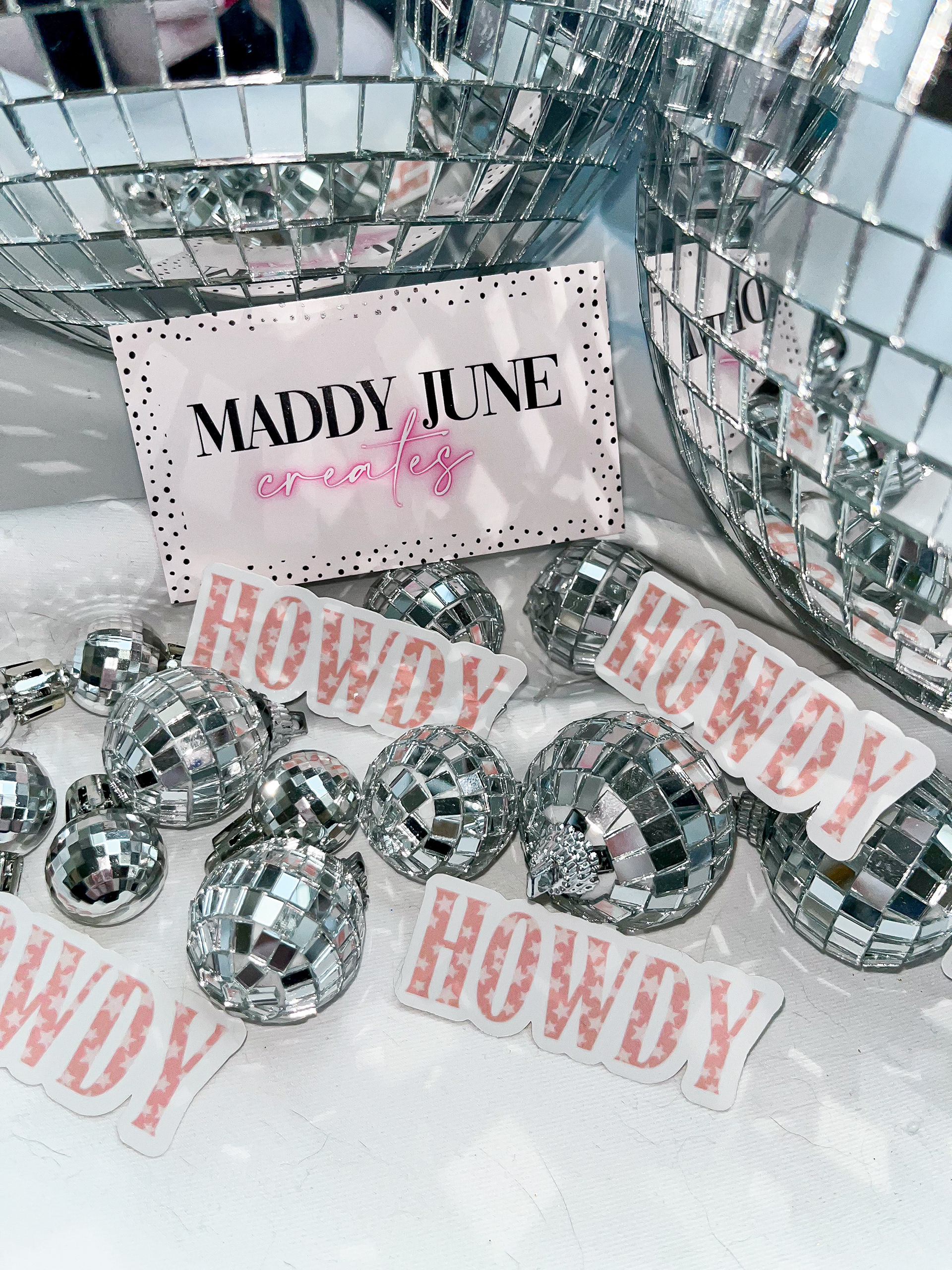 Starry Howdy Sticker