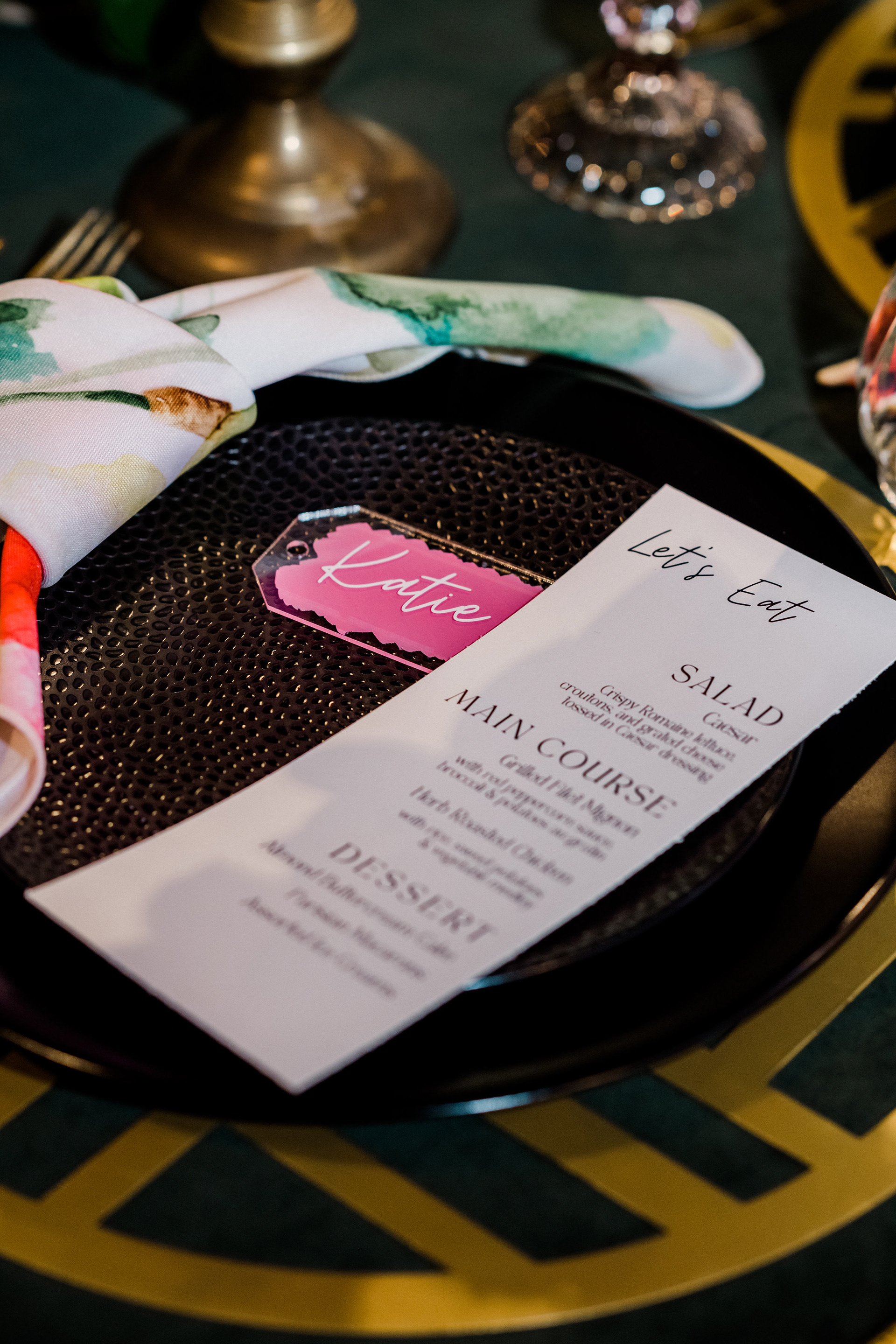 Menu & Place Cards