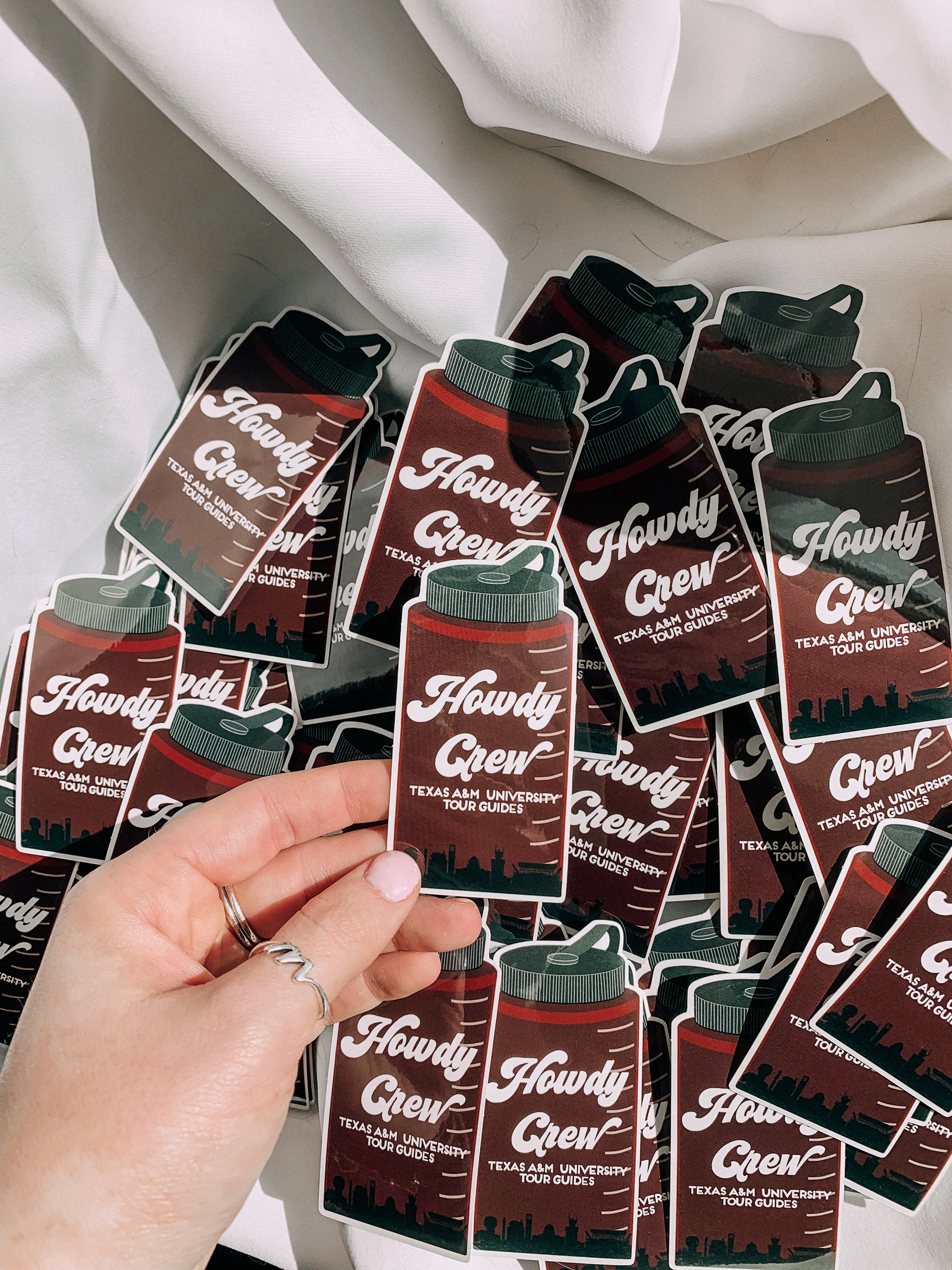 TAMU Howdy Crew Stickers