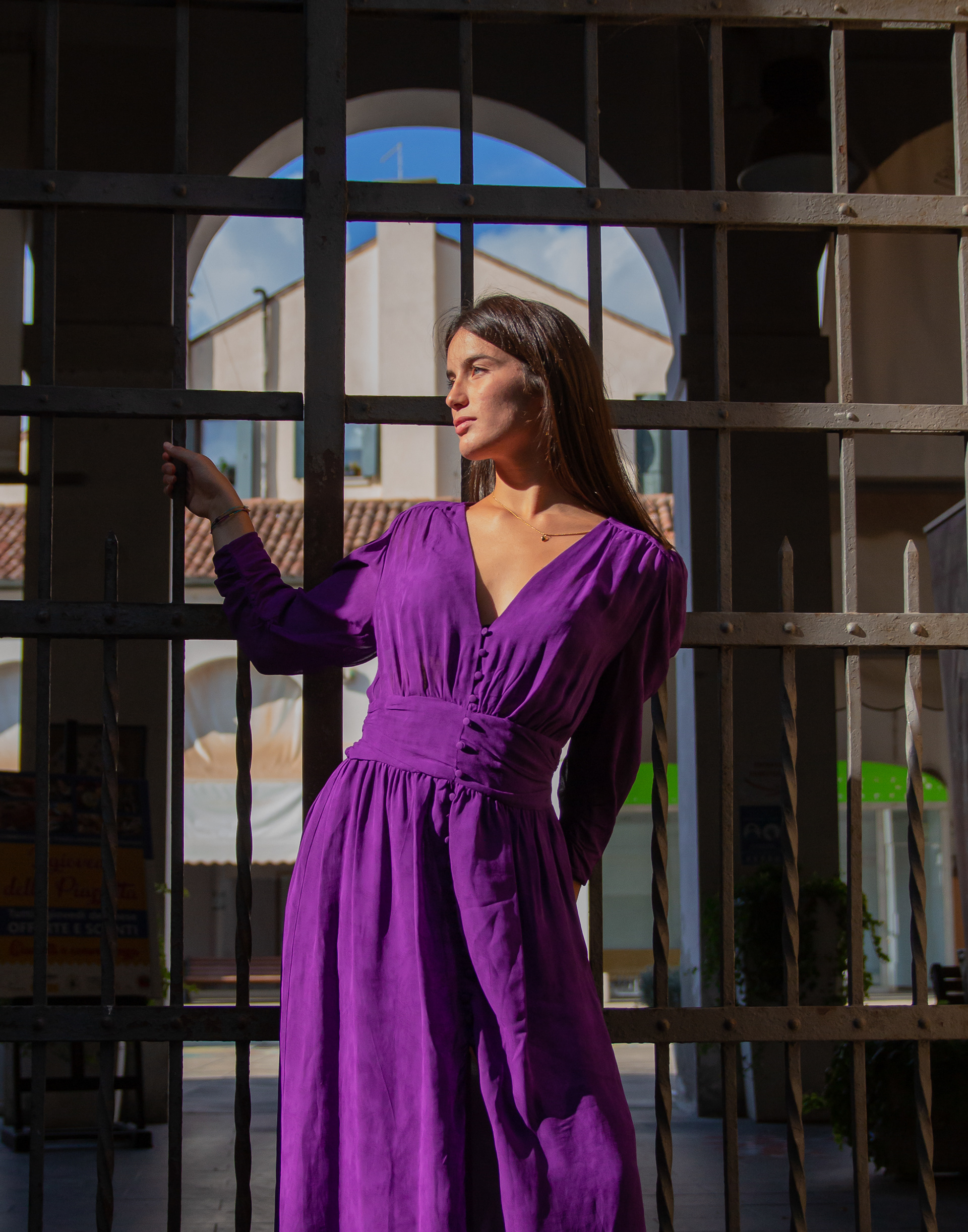 THEME: Beauty and the City; PHOTOGRAPHER: Alessia Serain; TALENT: Emma Finco; STYLIST : Alessia Serain and Emma Finco;