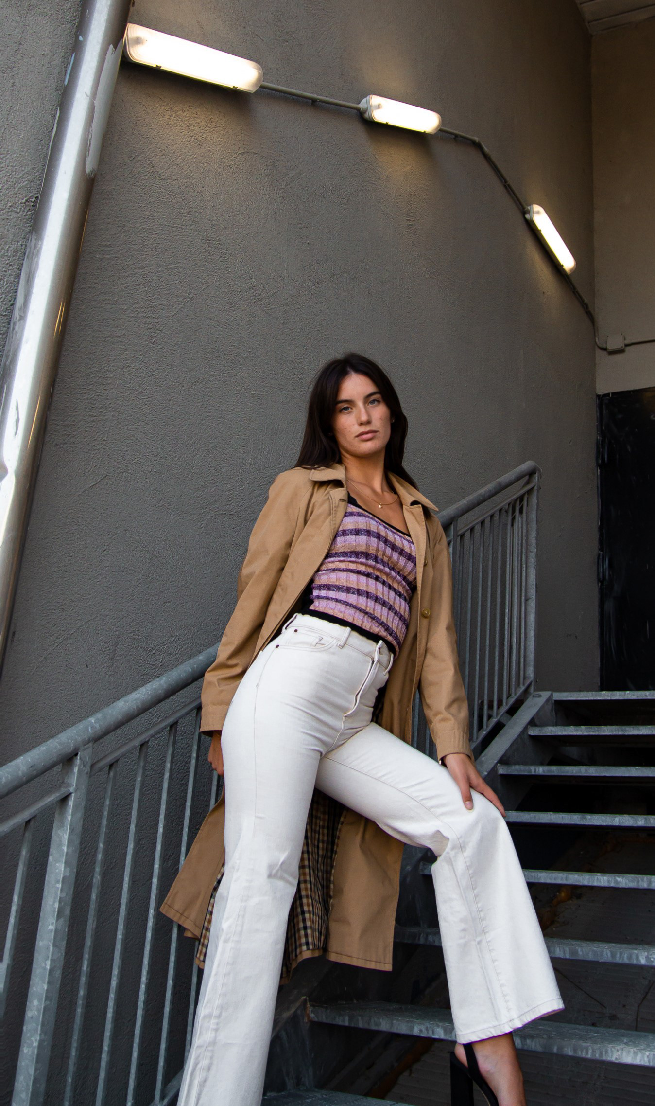 THEME: Beauty and the City; PHOTOGRAPHER: Alessia Serain; TALENT: Emma Finco; STYLIST : Alessia Serain and Emma Finco;