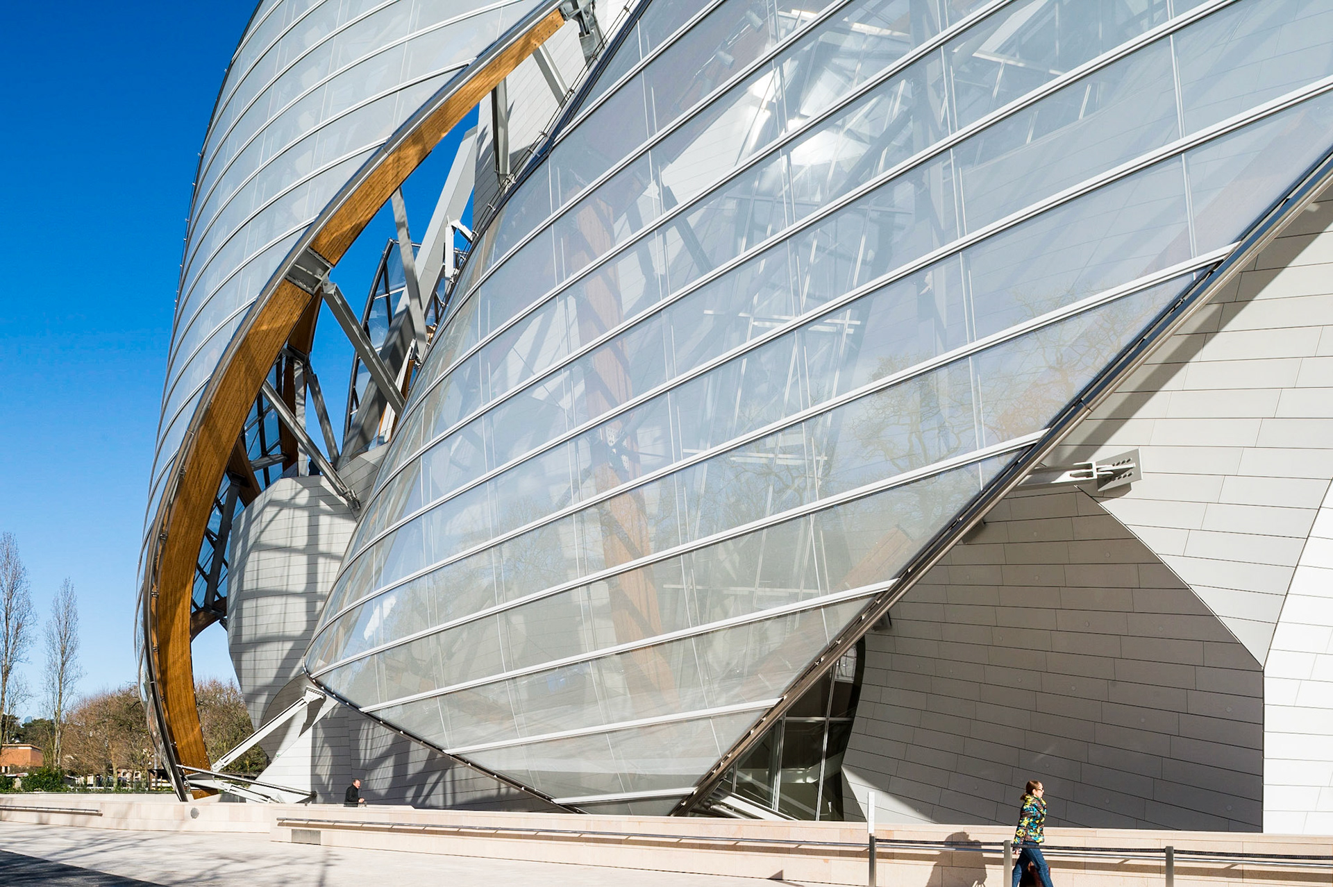 La Fondation d'entreprise Louis Vuitton, Paris. Frank Gehry architecte.