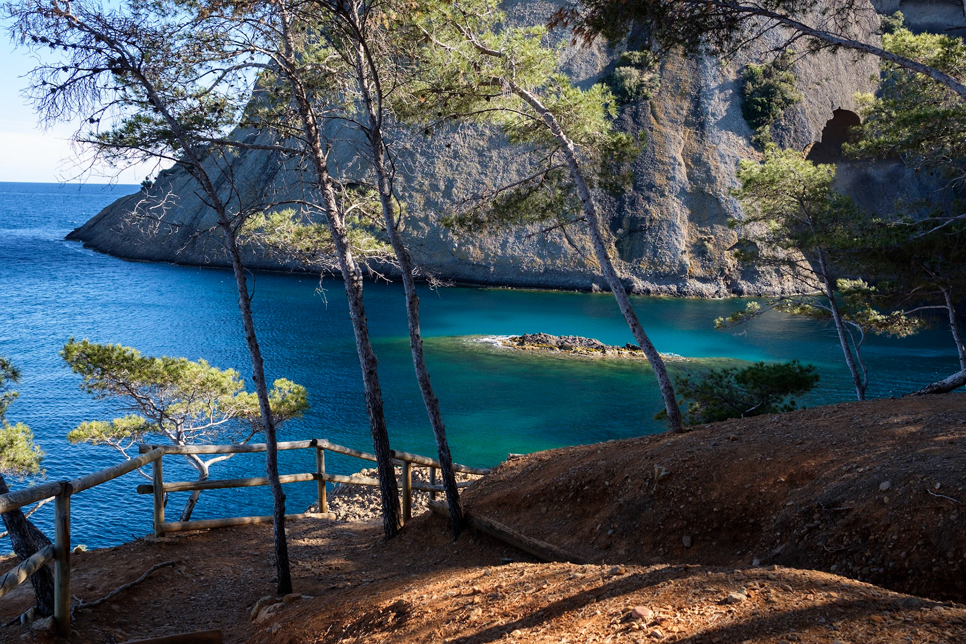 Calanques du Mugel, La Ciotat, Bouches du Rhone, France.