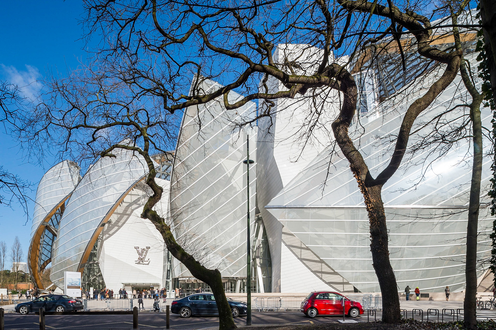 La Fondation d'entreprise Louis Vuitton, Paris. Frank Gehry architecte.