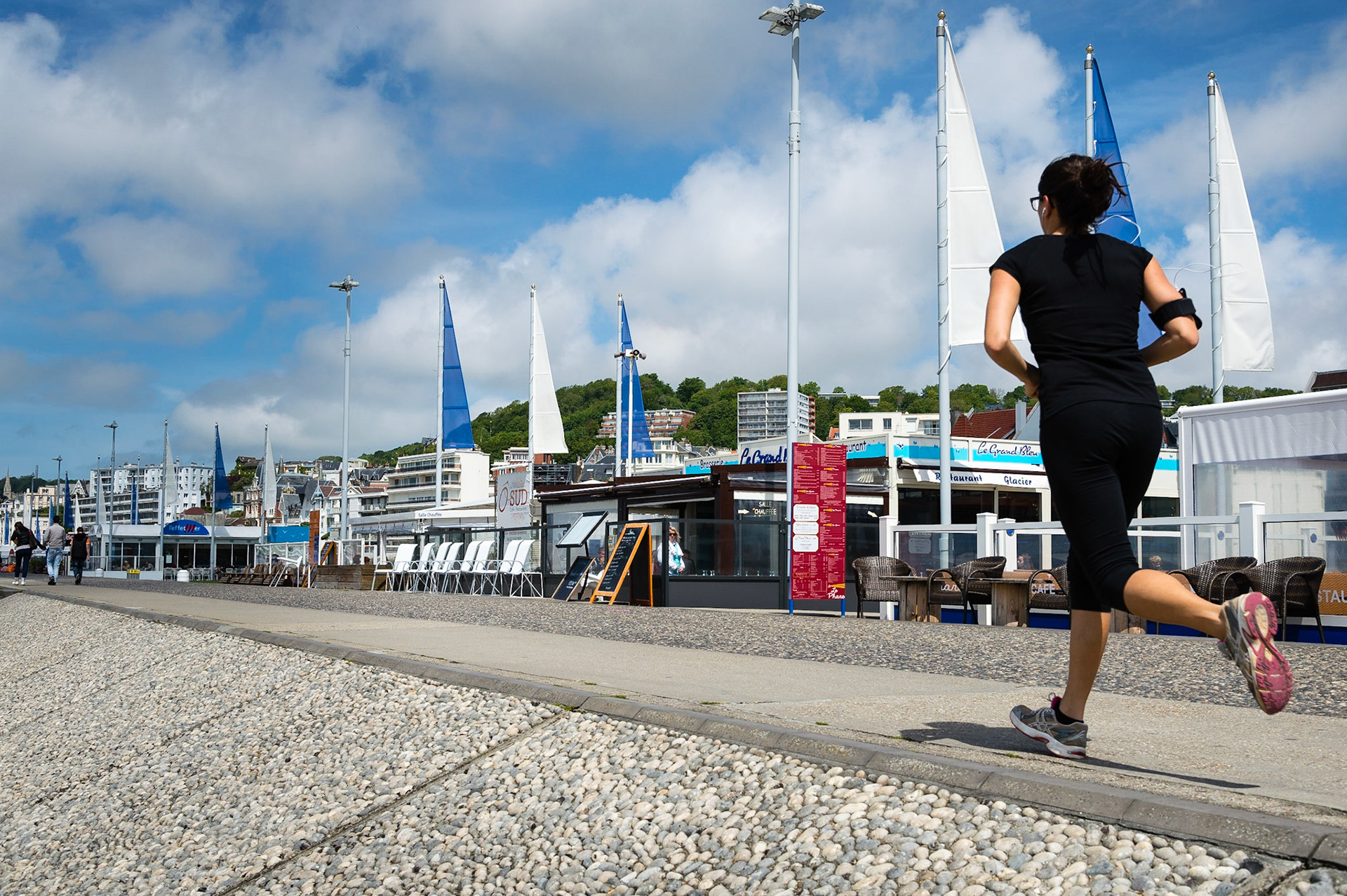 Le Havre. La plage.  Le Havre. The beach.