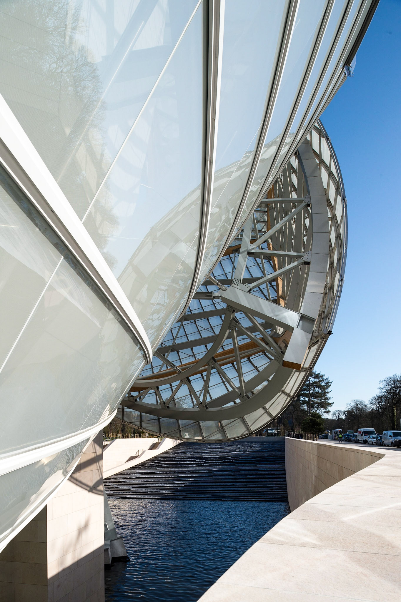 La Fondation d'entreprise Louis Vuitton, Paris. Frank Gehry architecte.