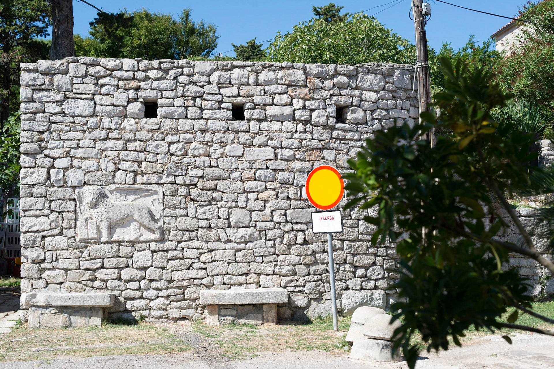 Osor, Ile de Cres, Croatie. / Osor, Island Cres, Croatia.
