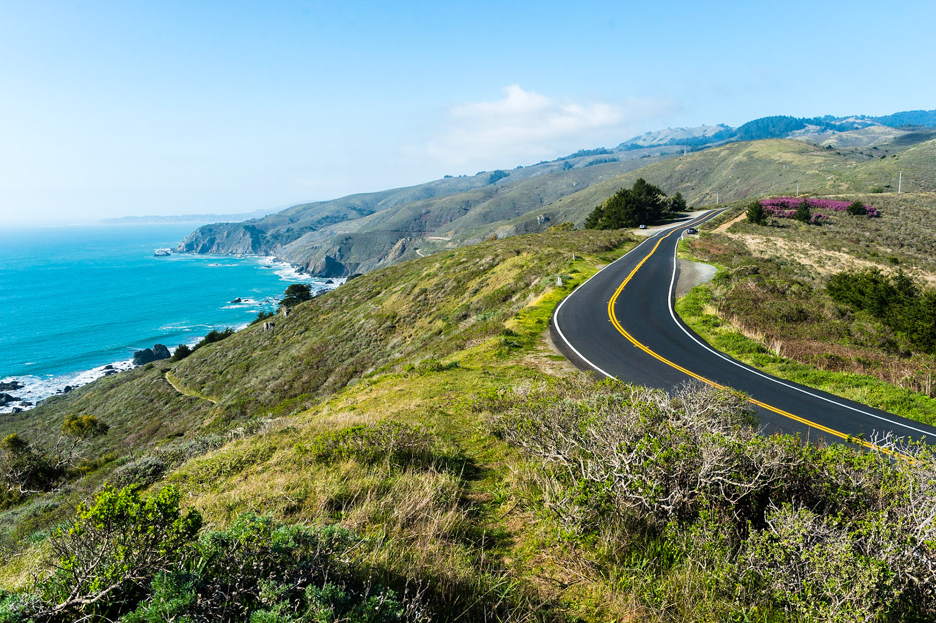 Highway One, Californie, USA.