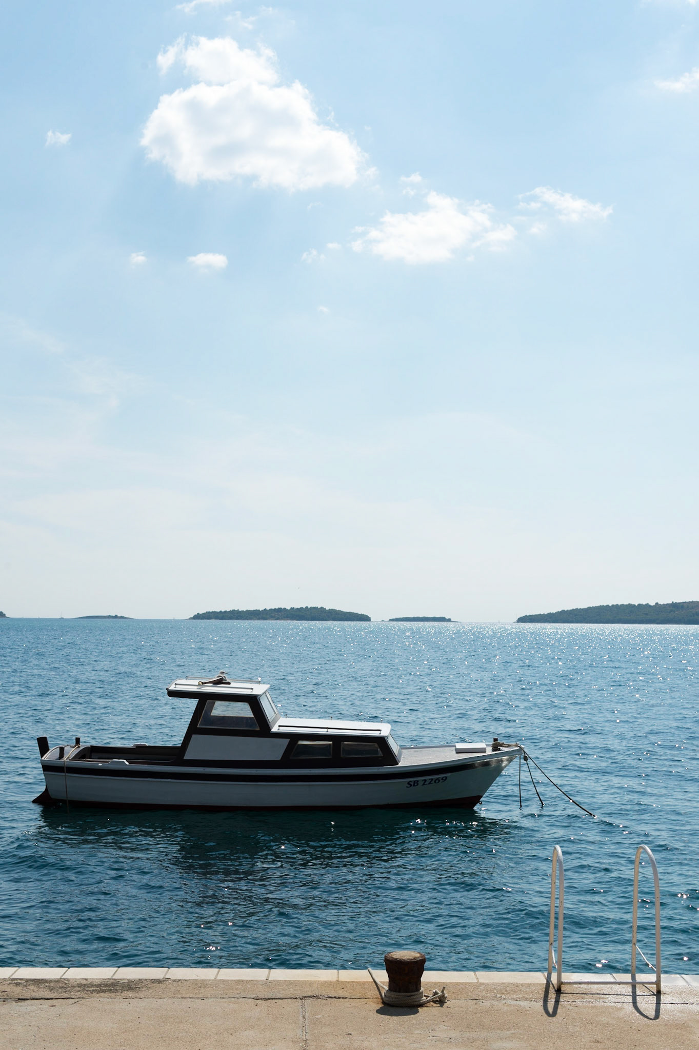 Brodarica, Dalmatie, Croatie. / Brodarica, Dalmatia, Croatia.