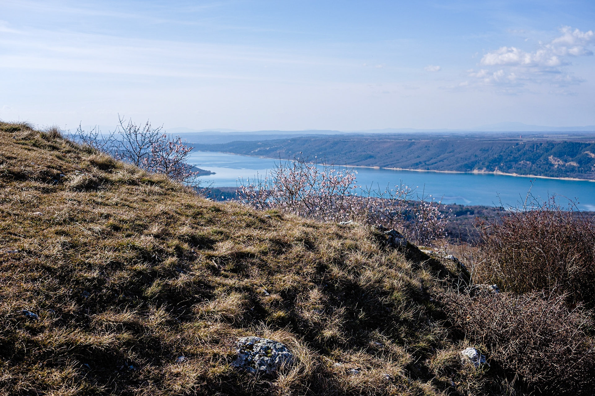 Le Village d'Aiguines dans le Var, France.