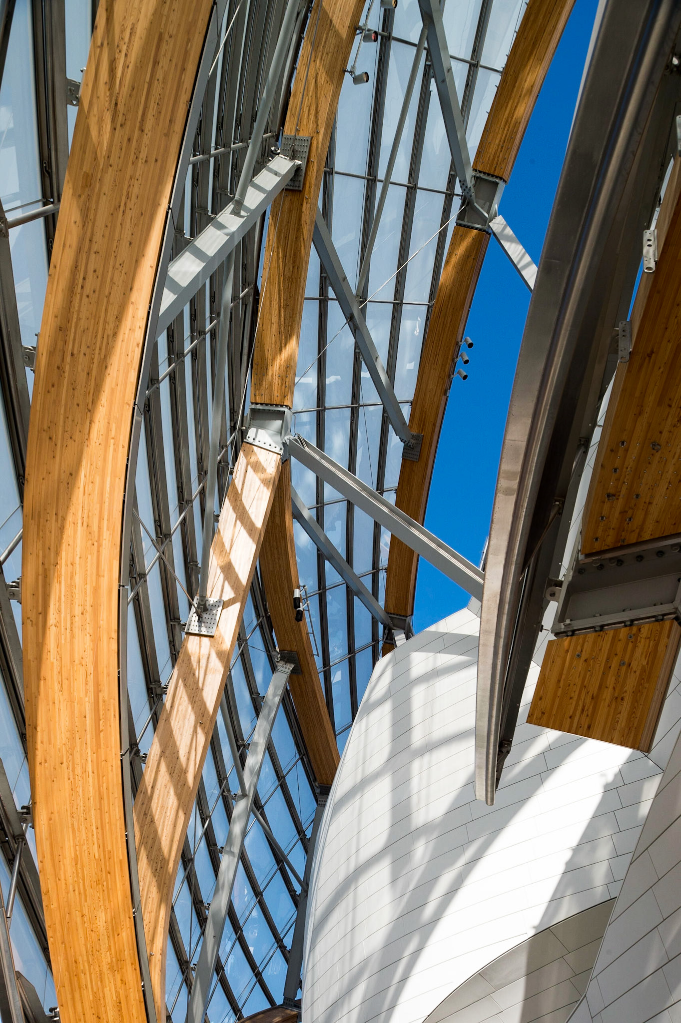 La Fondation d'entreprise Louis Vuitton, Paris. Frank Gehry architecte.
