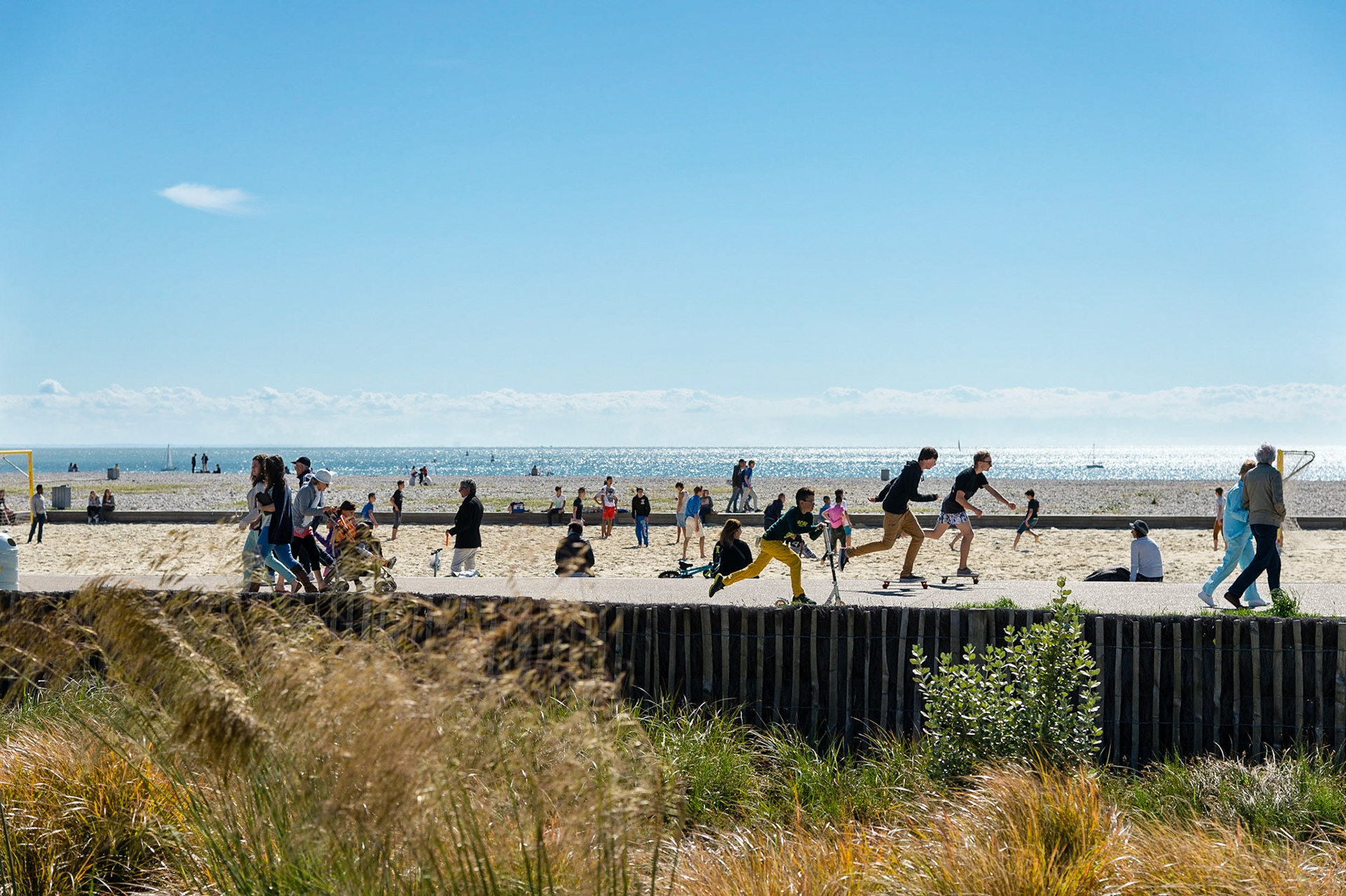 Le Havre. La plage / Le Havre. The beach.