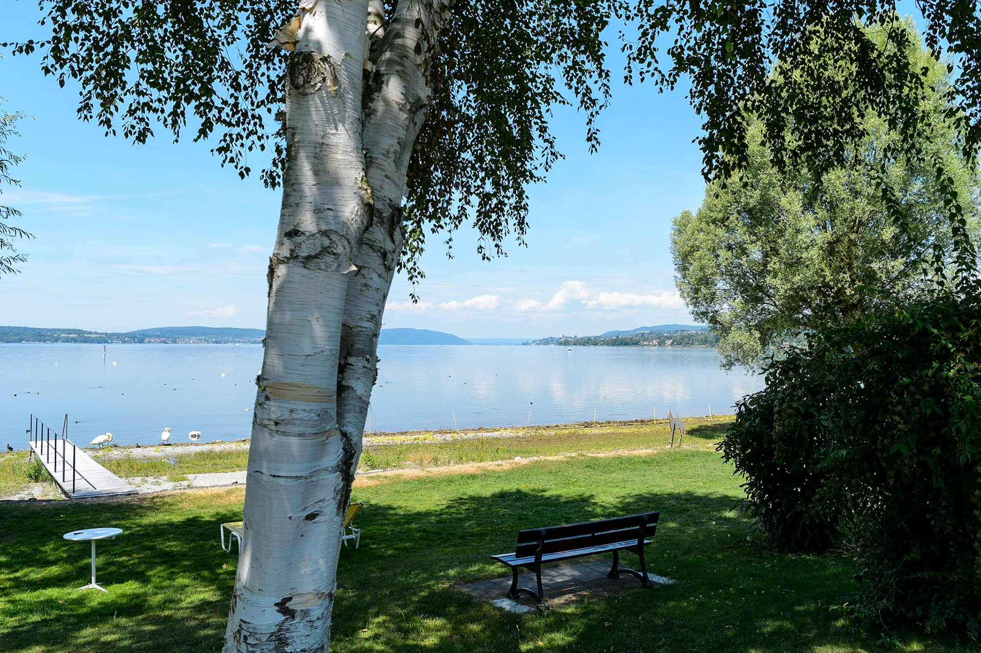 Seefelden am Bodensee. Lac de Constance, Bade-Wurtemberg, Allemagne.