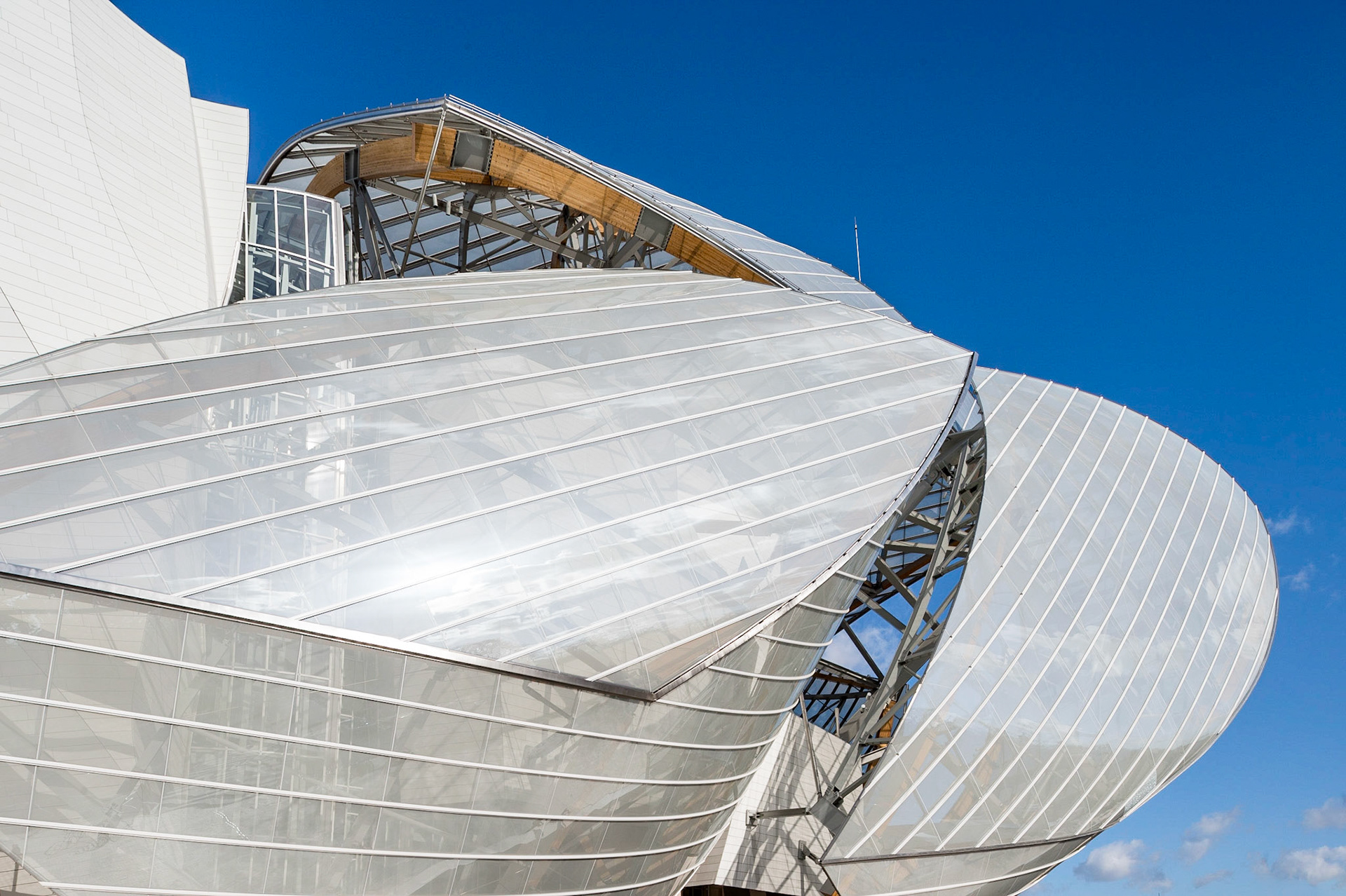 La Fondation d'entreprise Louis Vuitton, Paris. Frank Gehry architecte.