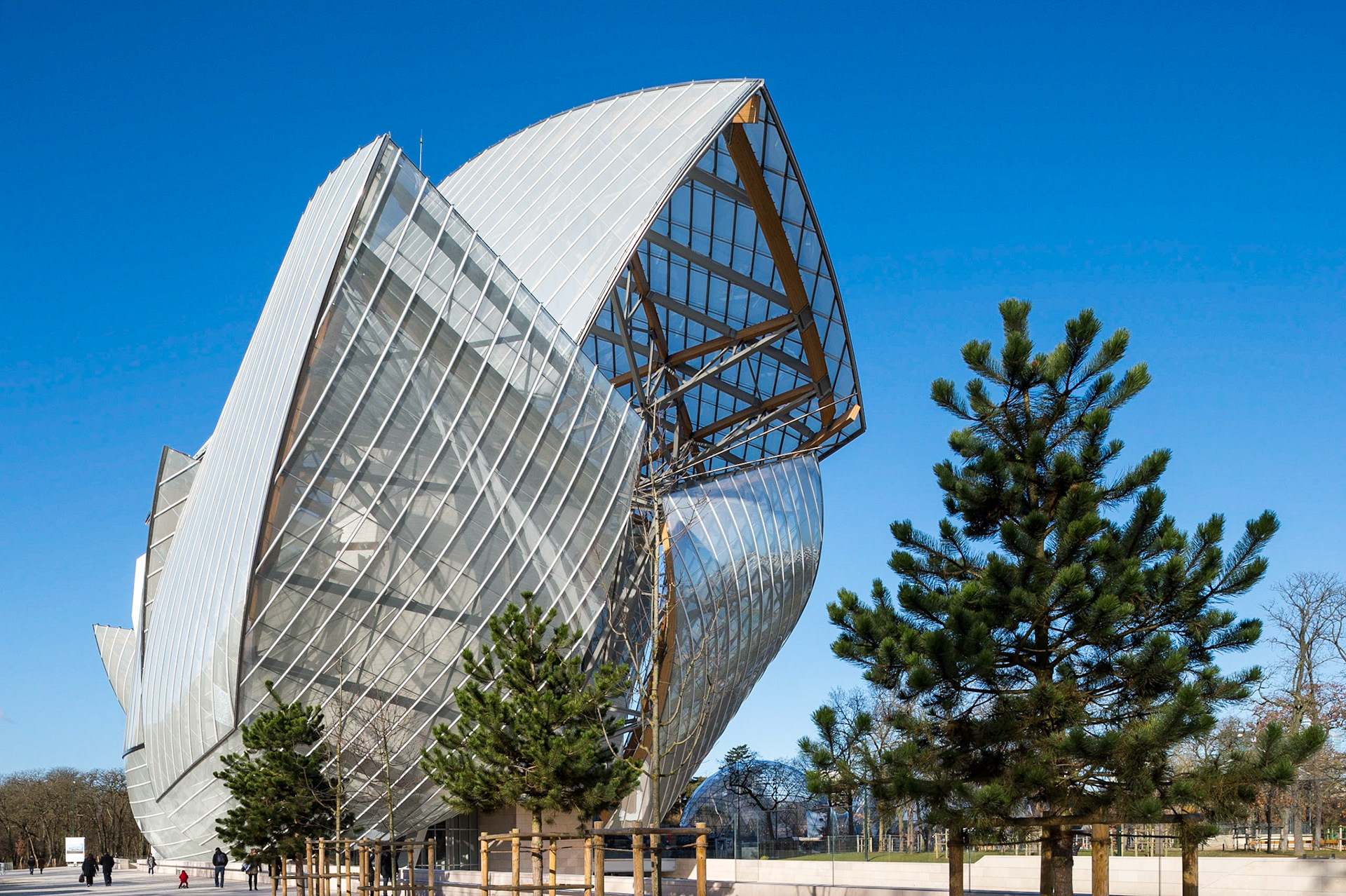 La Fondation d'entreprise Louis Vuitton, Paris. Frank Gehry architecte.
