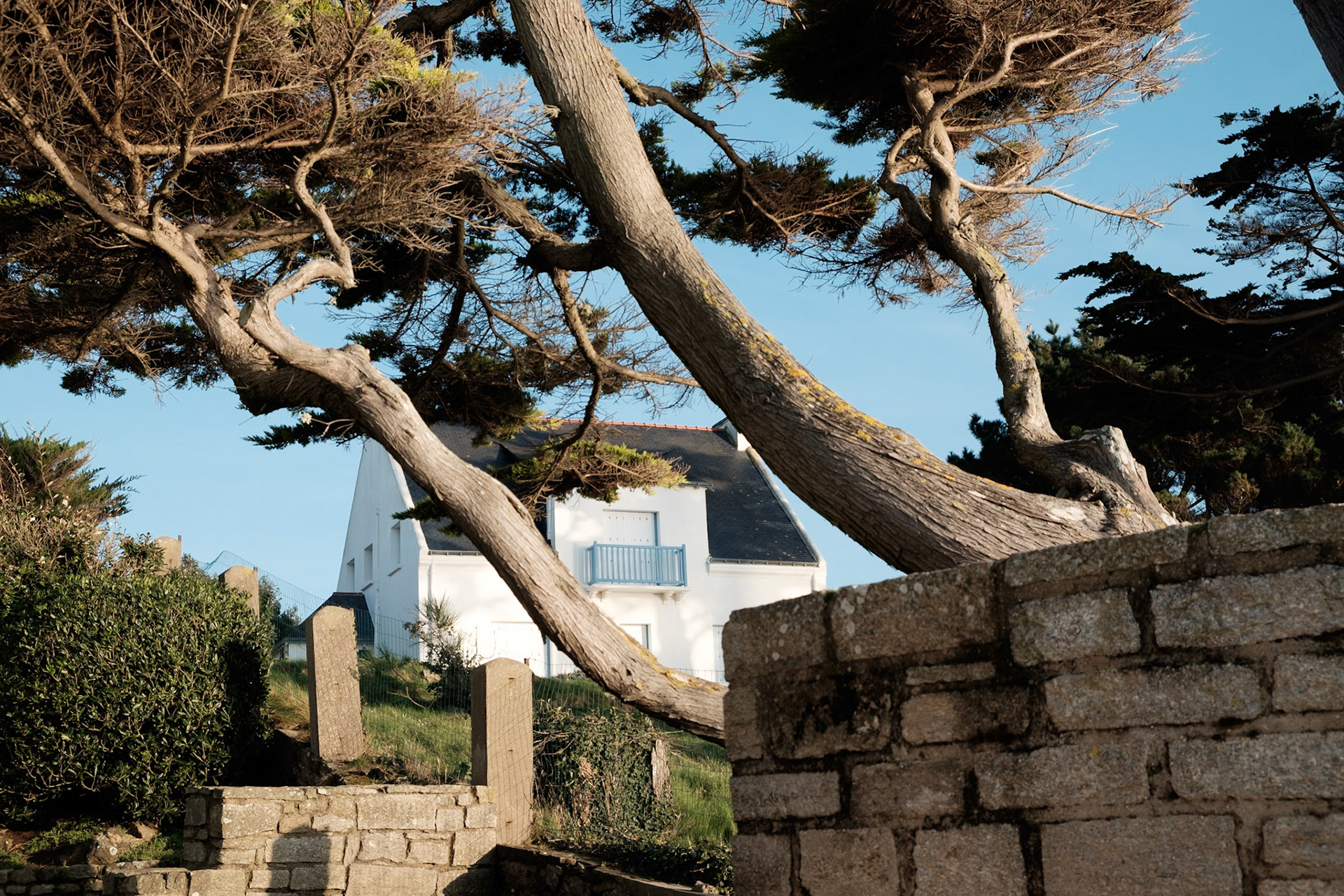 Paysages du Golf de Morbihan, Bretagne, France.