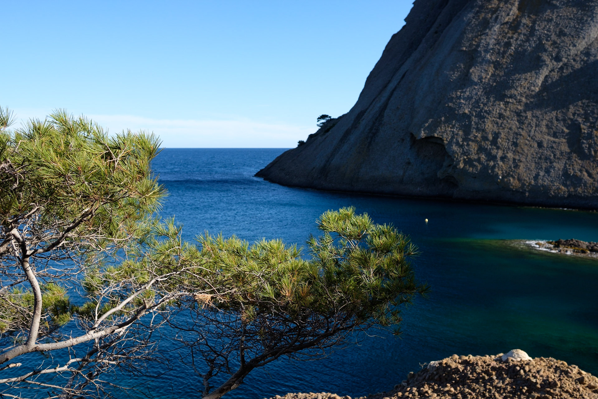 Calanques du Mugel, La Ciotat, Bouches du Rhone, France.