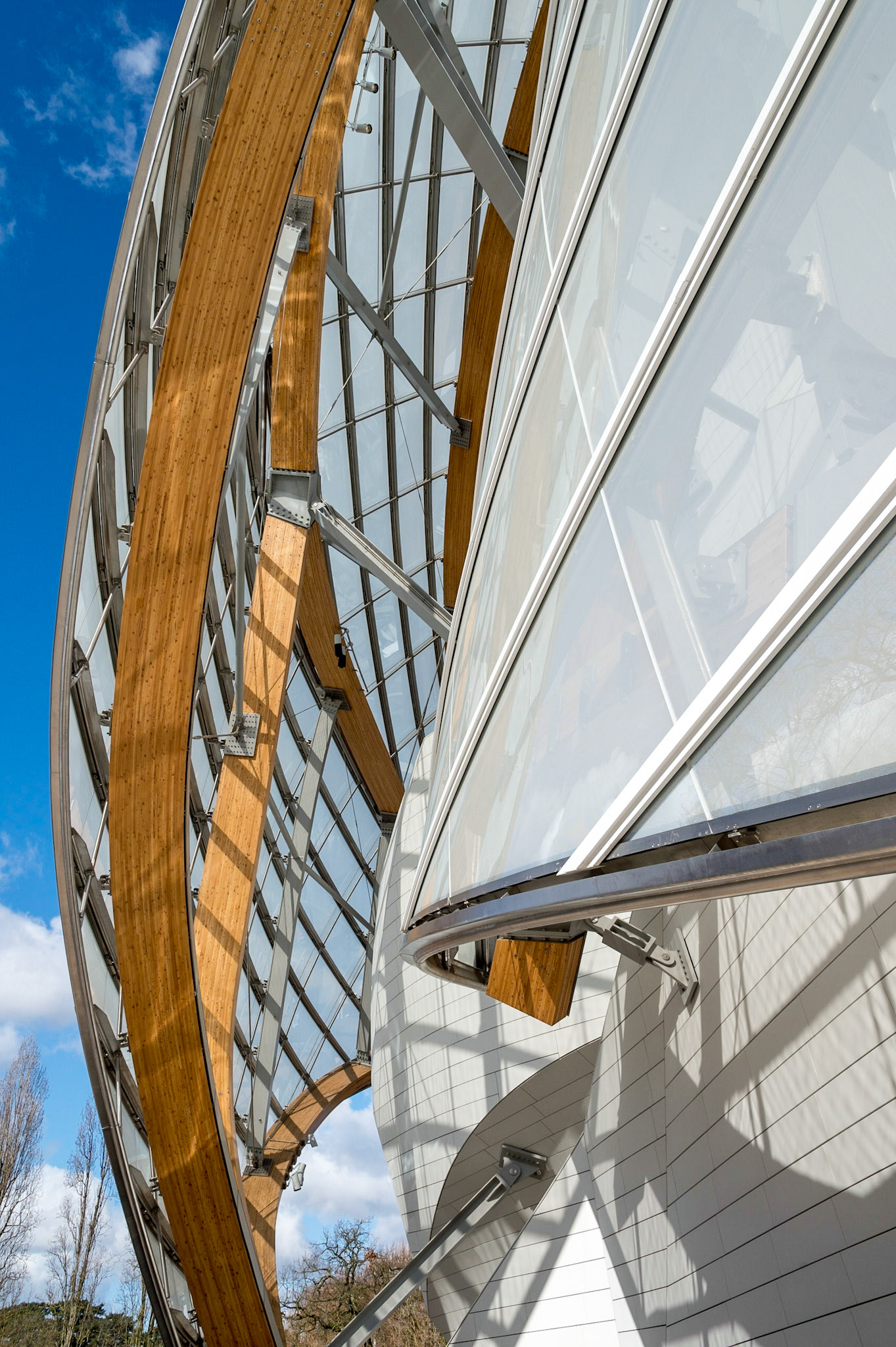 La Fondation d'entreprise Louis Vuitton, Paris. Frank Gehry architecte.