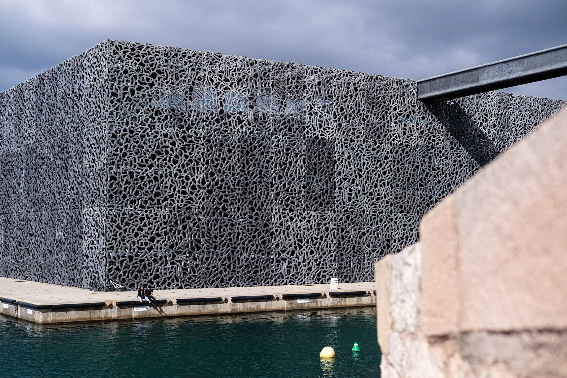 MUCEM, architecte Rudy Ricciotti (associé à Roland Carta). Marseille, Bouches du Rhône. France.