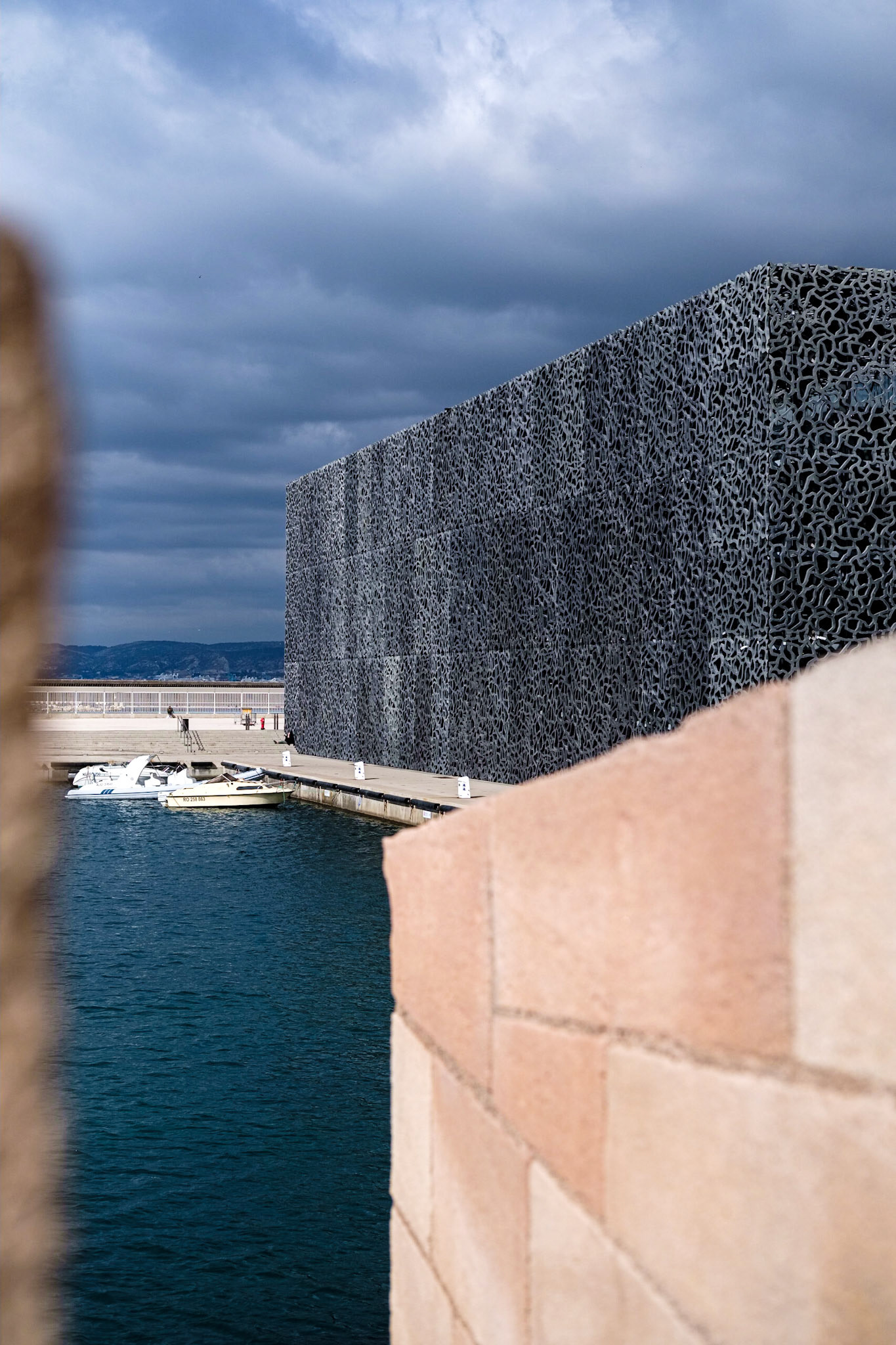 MUCEM, architecte Rudy Ricciotti (associé à Roland Carta). Marseille, Bouches du Rhône. France.