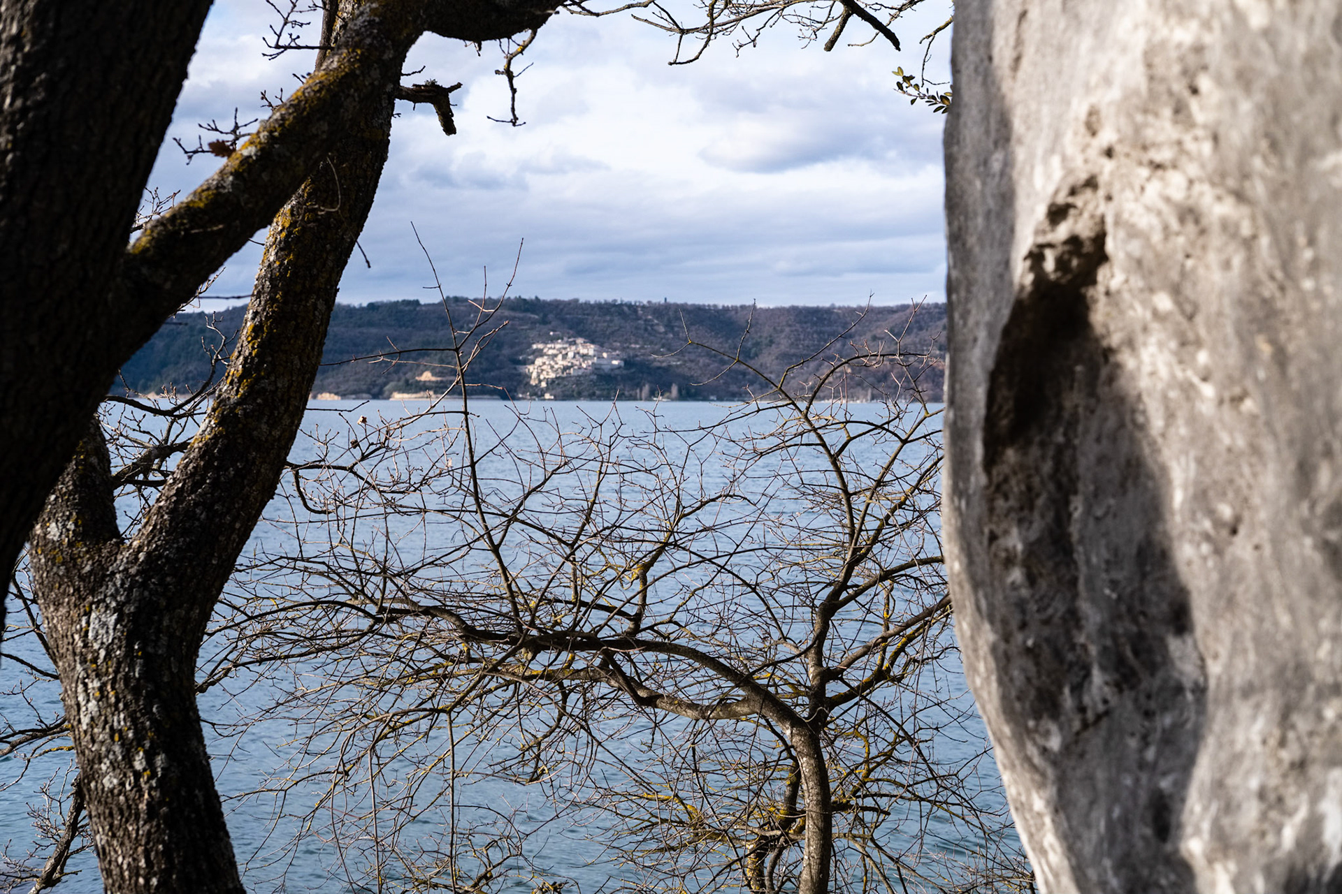 Le Lac de Sainte Croix en hiver près de Bauduen, Var, France