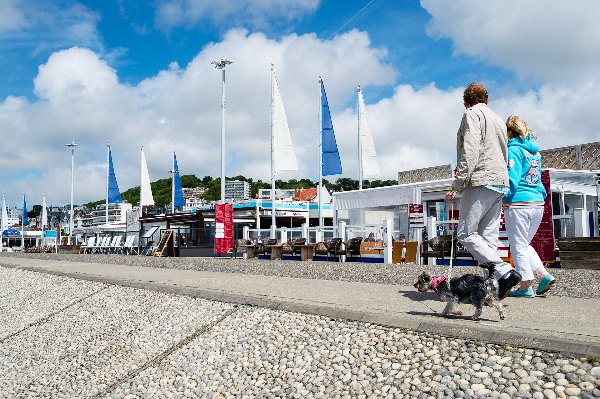 Le Havre. La plage.  Le Havre. The beach.