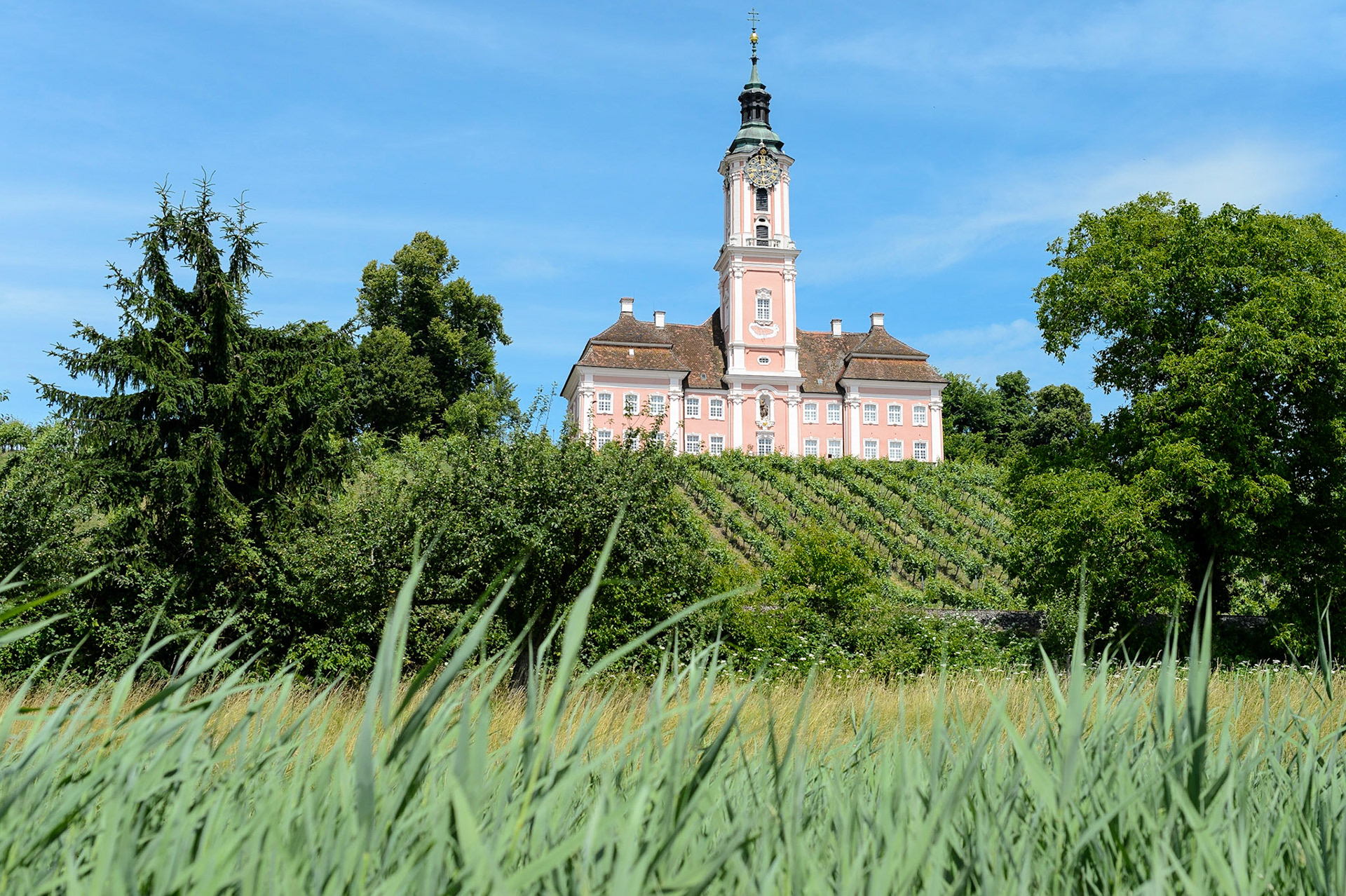 Wallfahrtskirche Birnau. Lac de Constance, Bade-Wurtemberg, Allemagne.