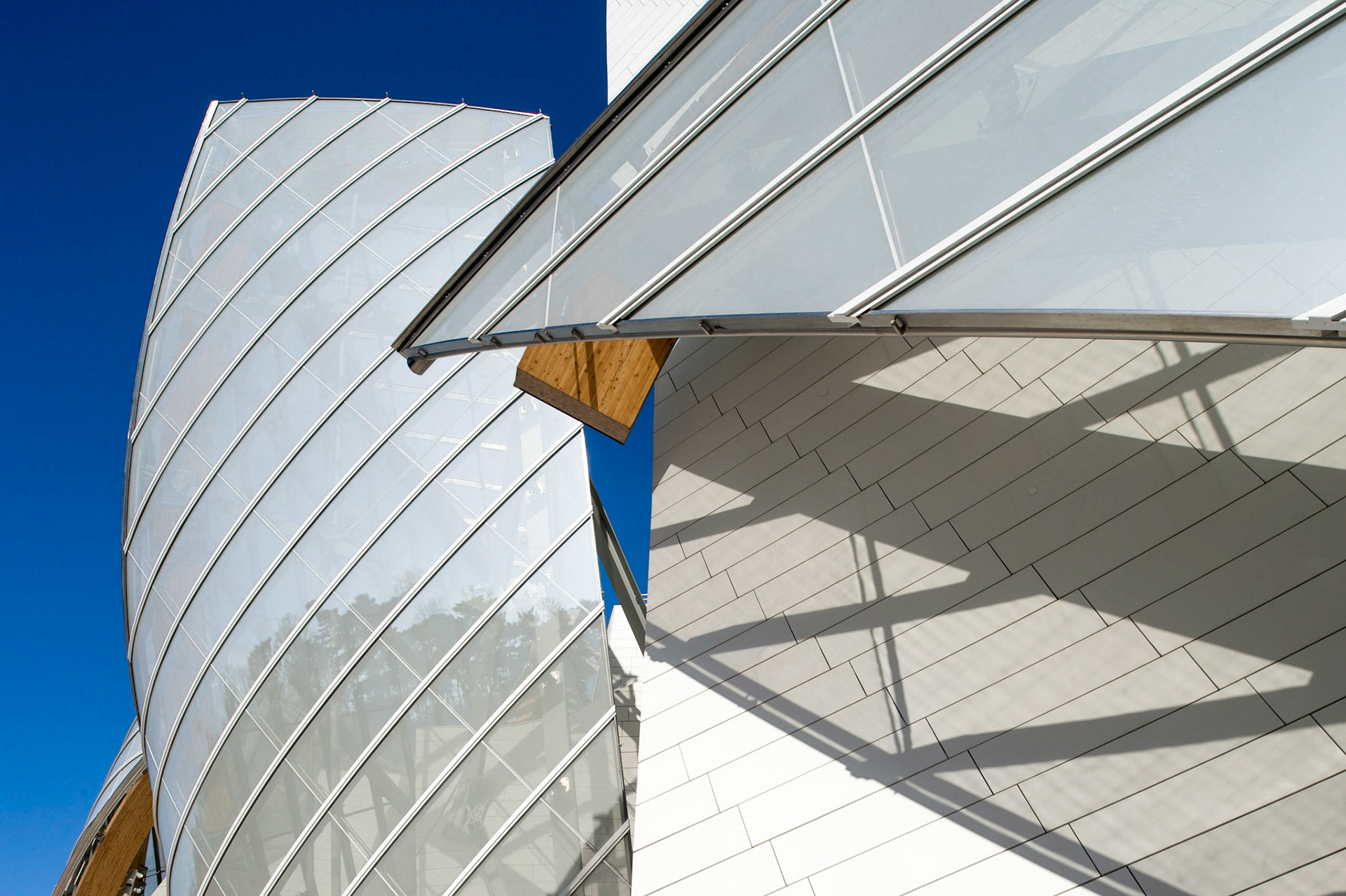 La Fondation d'entreprise Louis Vuitton, Paris. Frank Gehry architecte.