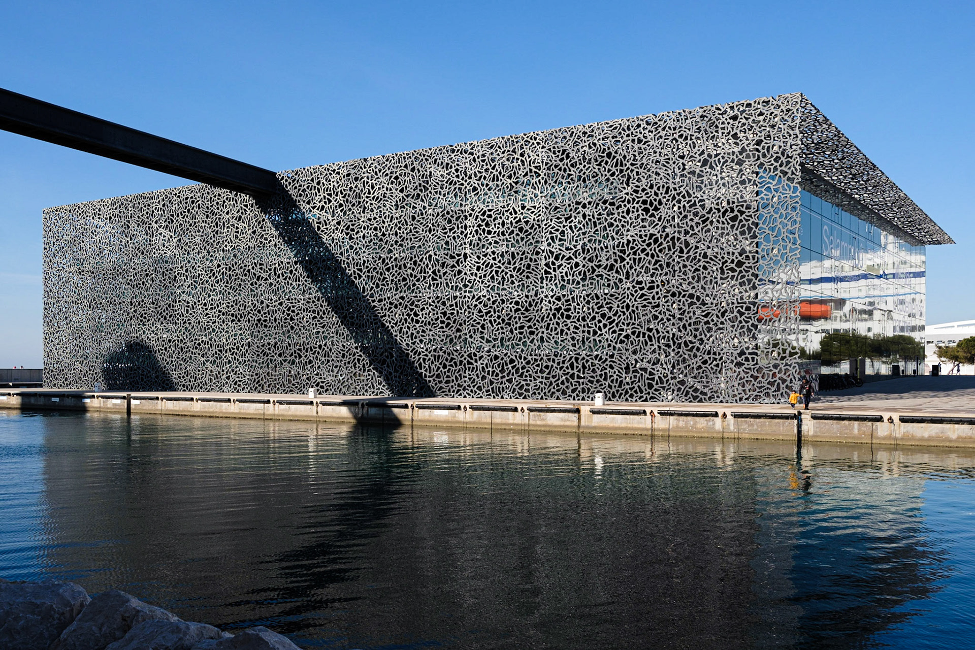MUCEM, architecte Rudy Ricciotti (associé à Roland Carta). Marseille, Bouches du Rhône. France.