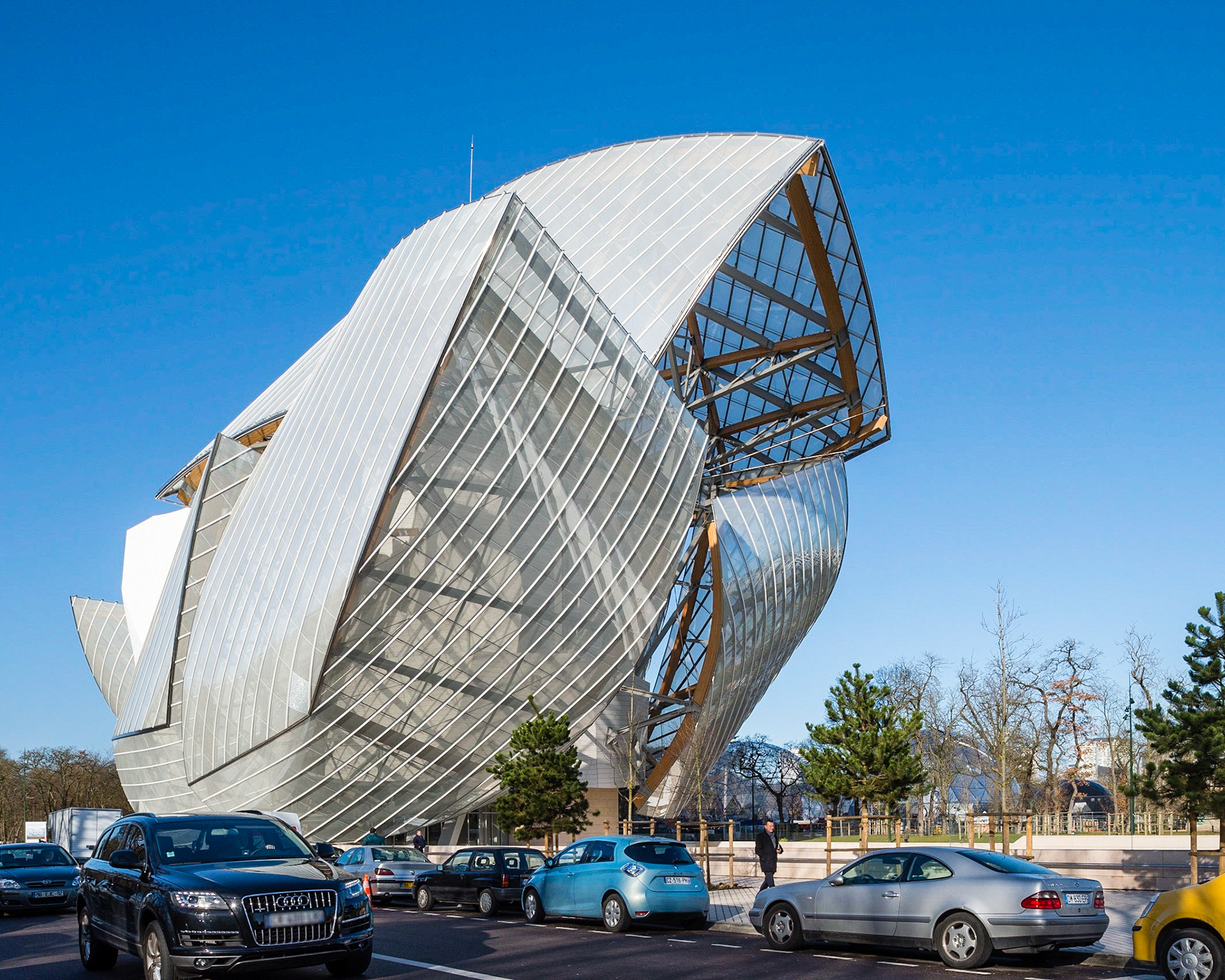 La Fondation d'entreprise Louis Vuitton, Paris. Frank Gehry architecte.