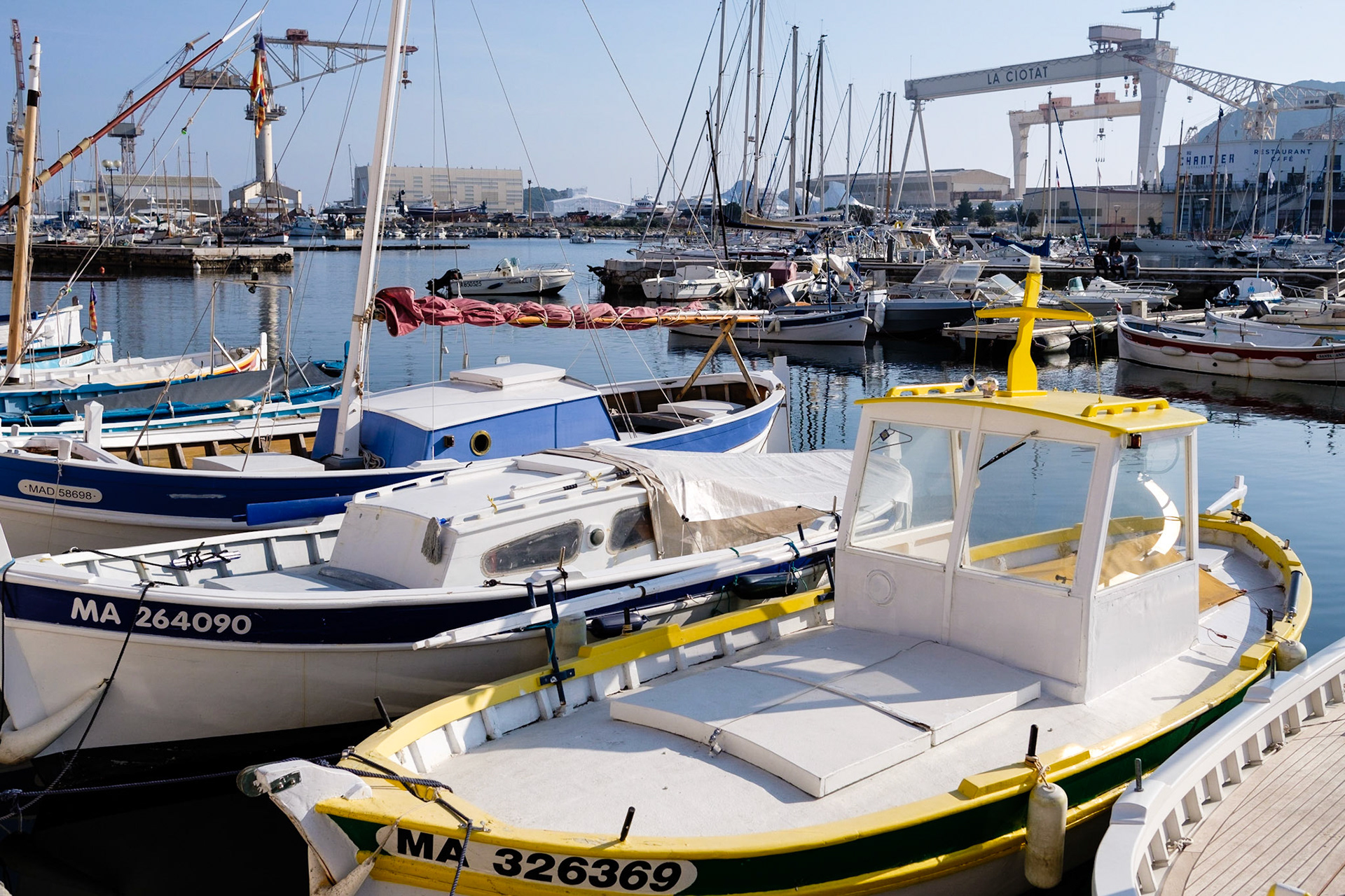 La Ciotat, Bouches du Rhone, France.
