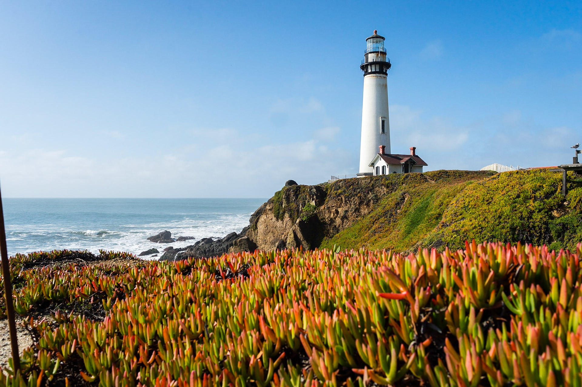 Pigeon Point Lighthouse, Californie, USA.
