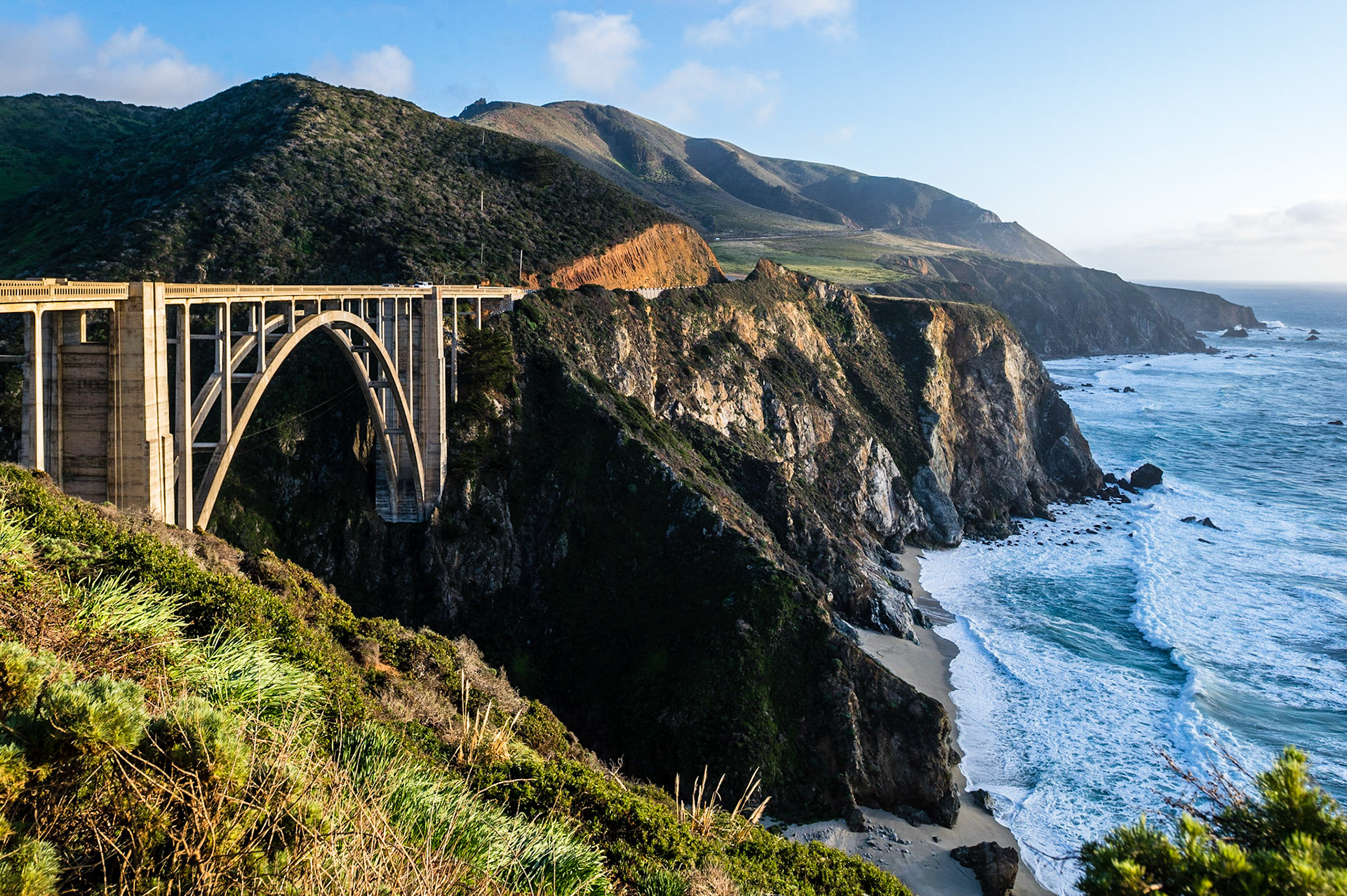 Bixby Creek Bridge, Californie, USA.