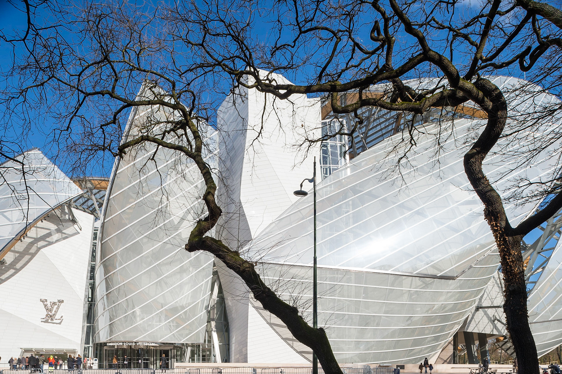 La Fondation d'entreprise Louis Vuitton, Paris. Frank Gehry architecte.