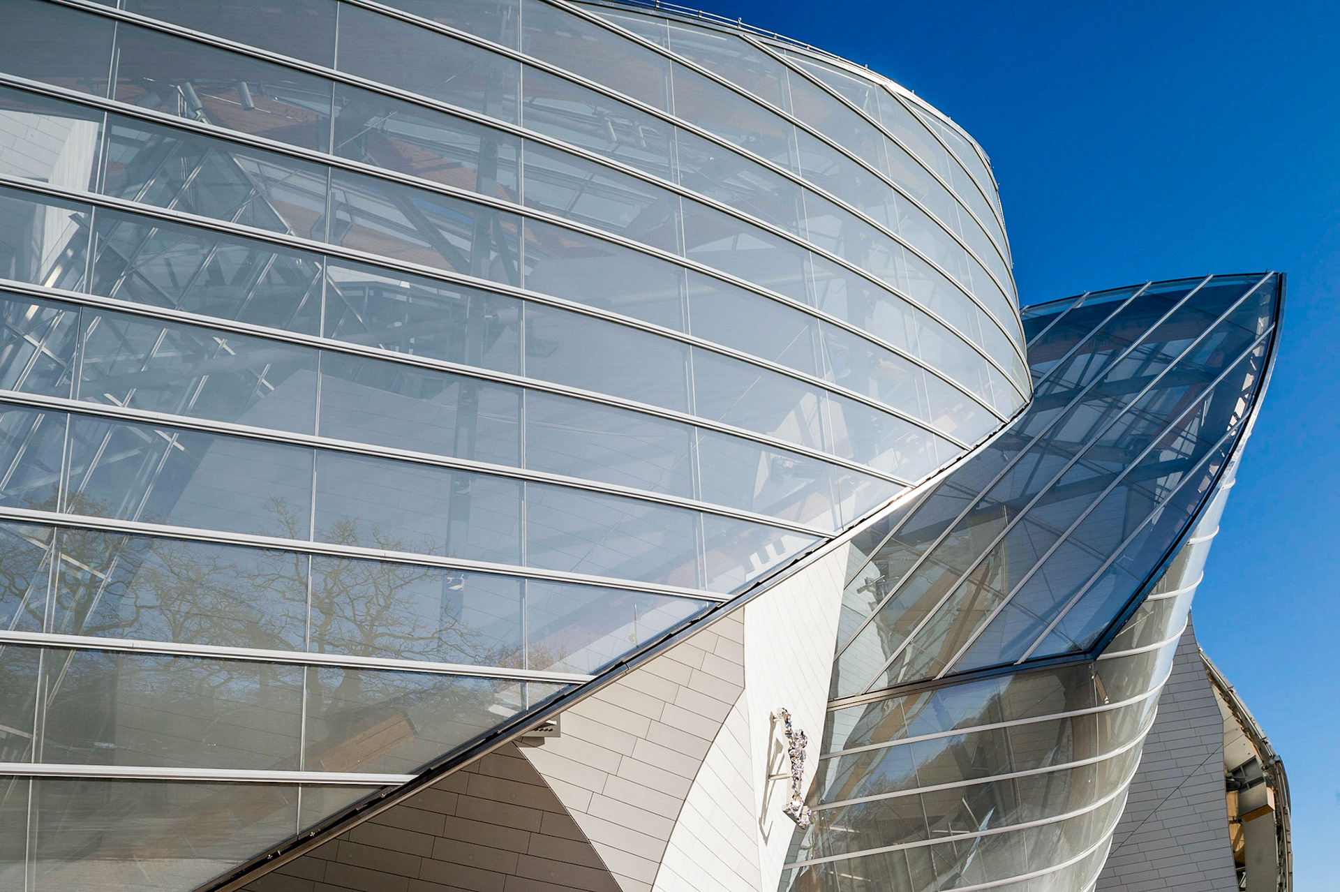 La Fondation d'entreprise Louis Vuitton, Paris. Frank Gehry architecte.