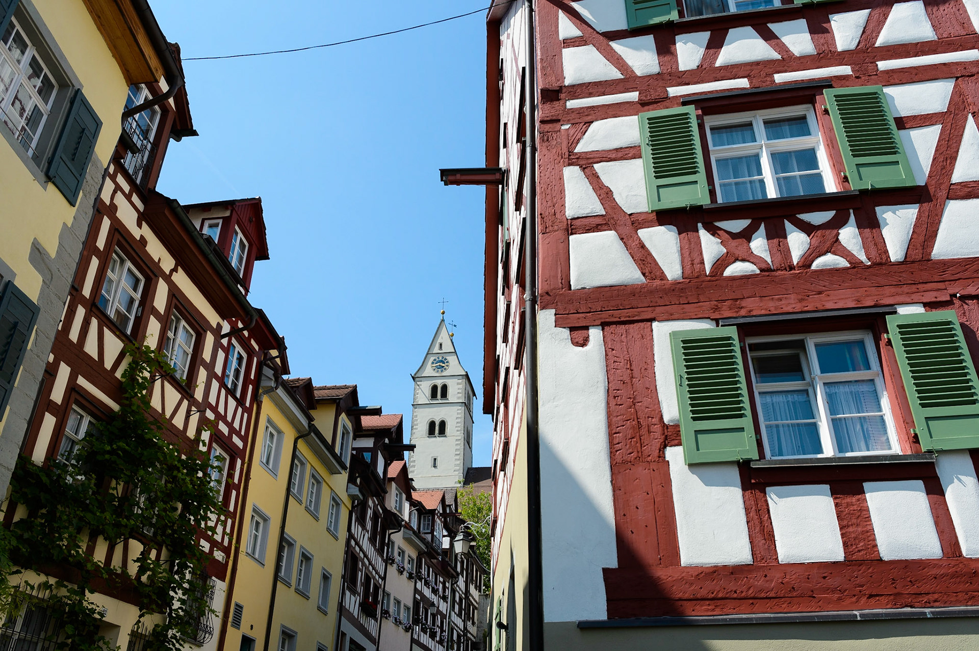 Meersburg petite ville médiévale située au bord du lac de Constance, Bade-Wurtemberg, Allemagne. / Medieval town Meersburg on Lake Constance, Bade-Wurtemberg, Germany