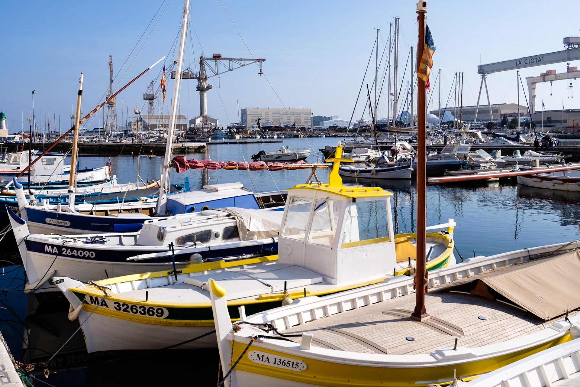 La Ciotat, Bouches du Rhone, France.