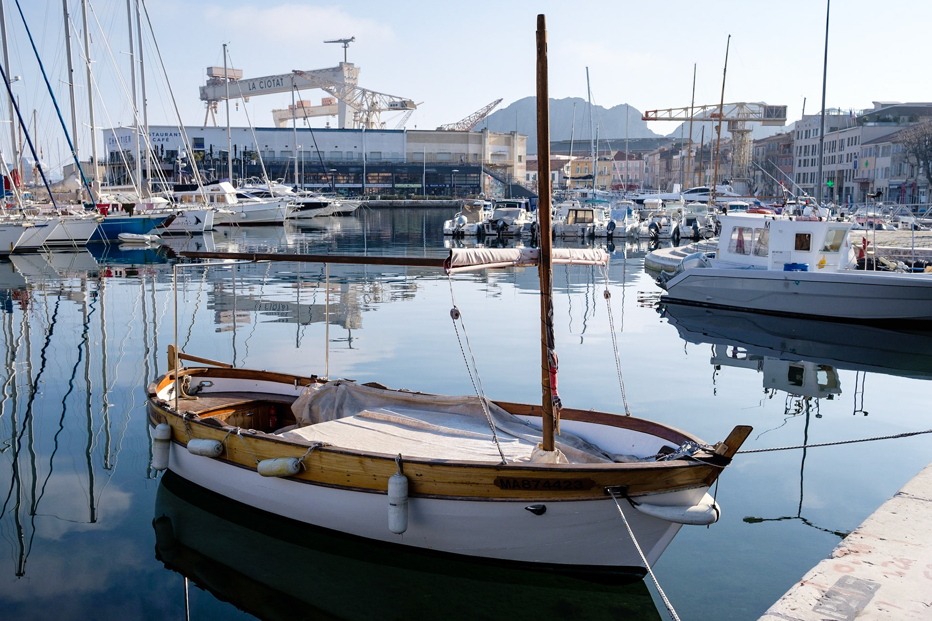 La Ciotat, Bouches du Rhone, France.
